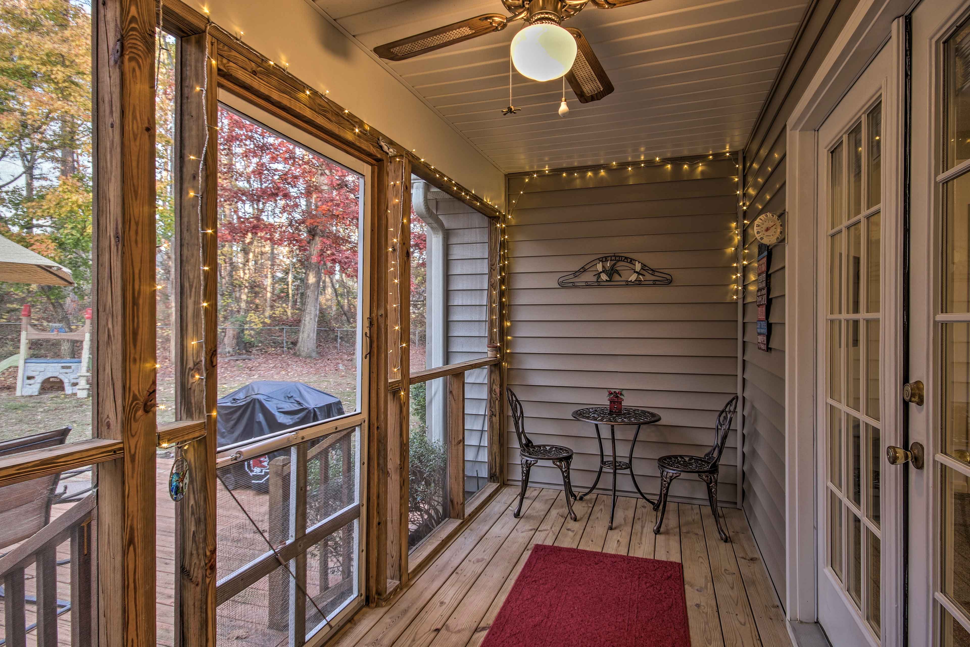 Screened-In Porch | Bistro Table