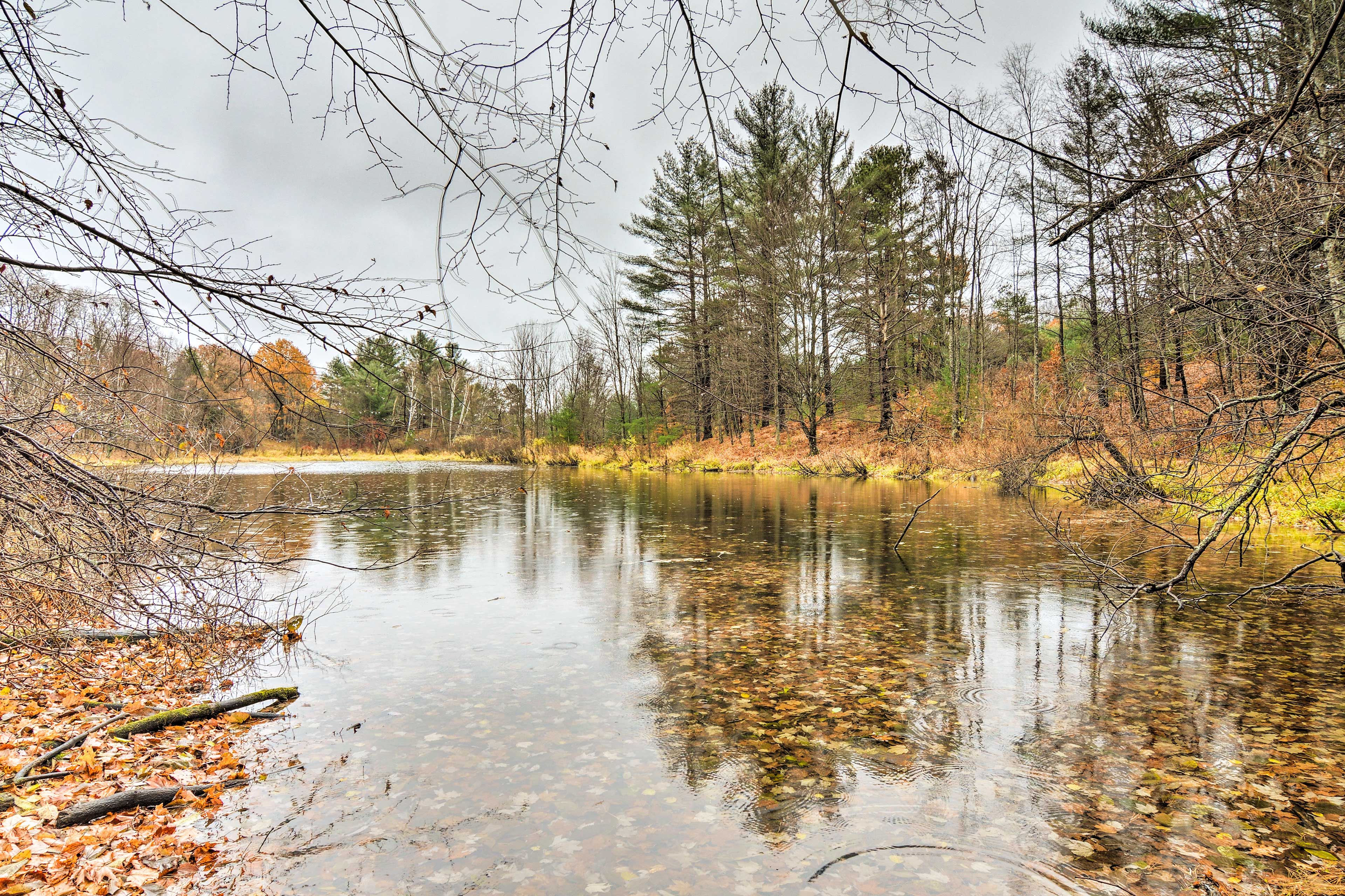 Enjoy quiet moments by the water.