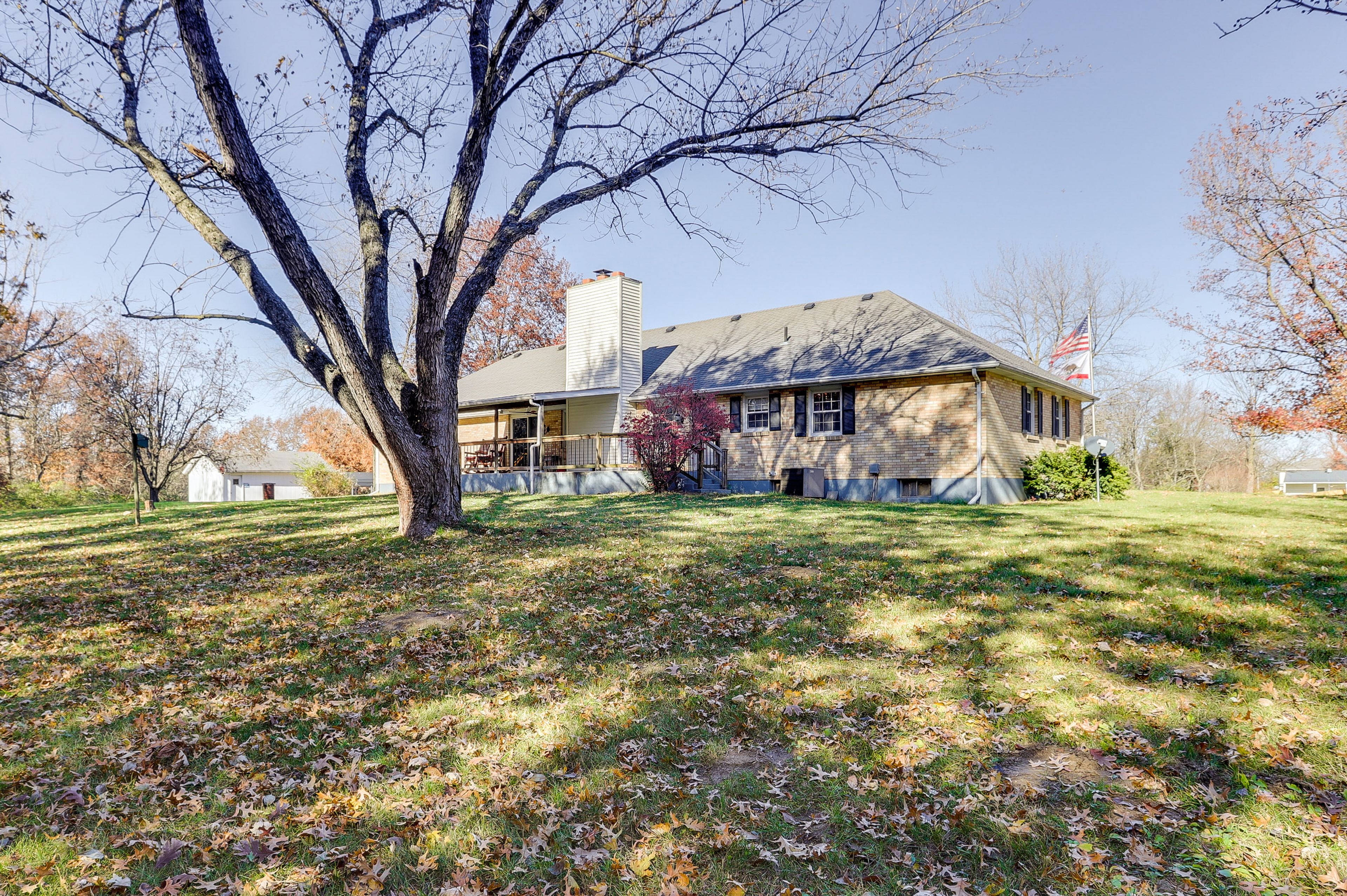 Property Exterior | Backyard | Dogs Welcome w/ Fee (Paid Pre-Trip)