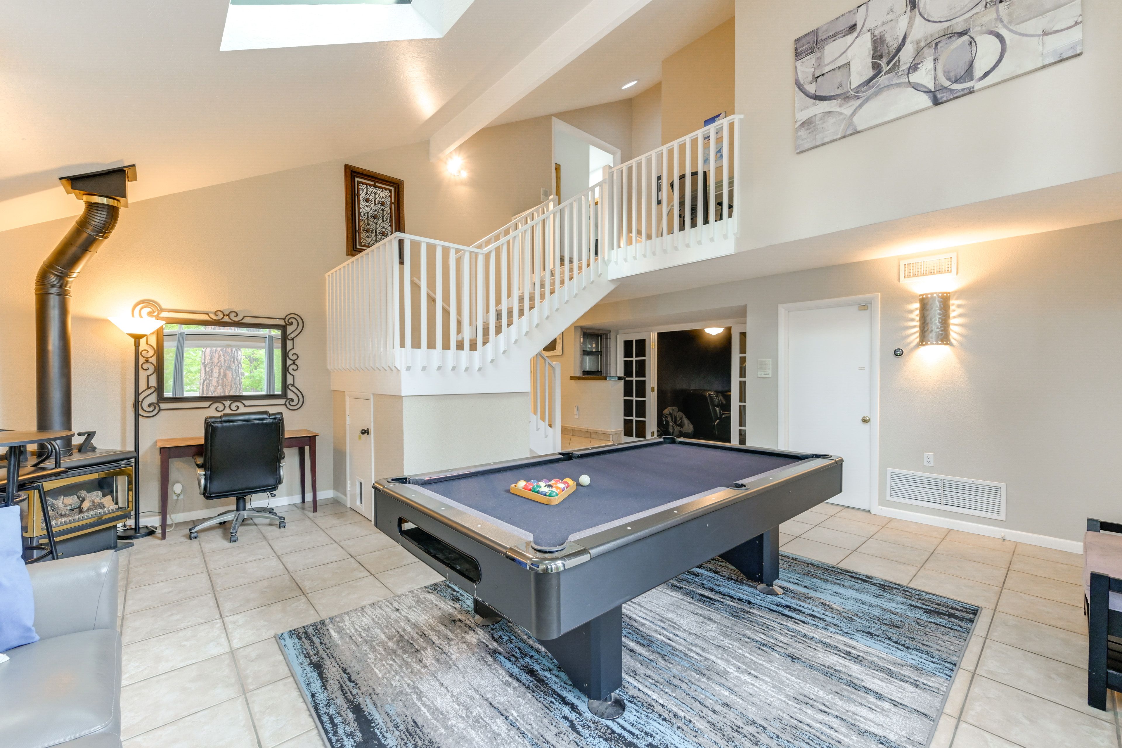 Entrance Foyer | 1st Floor | Pool Table | Fireplace