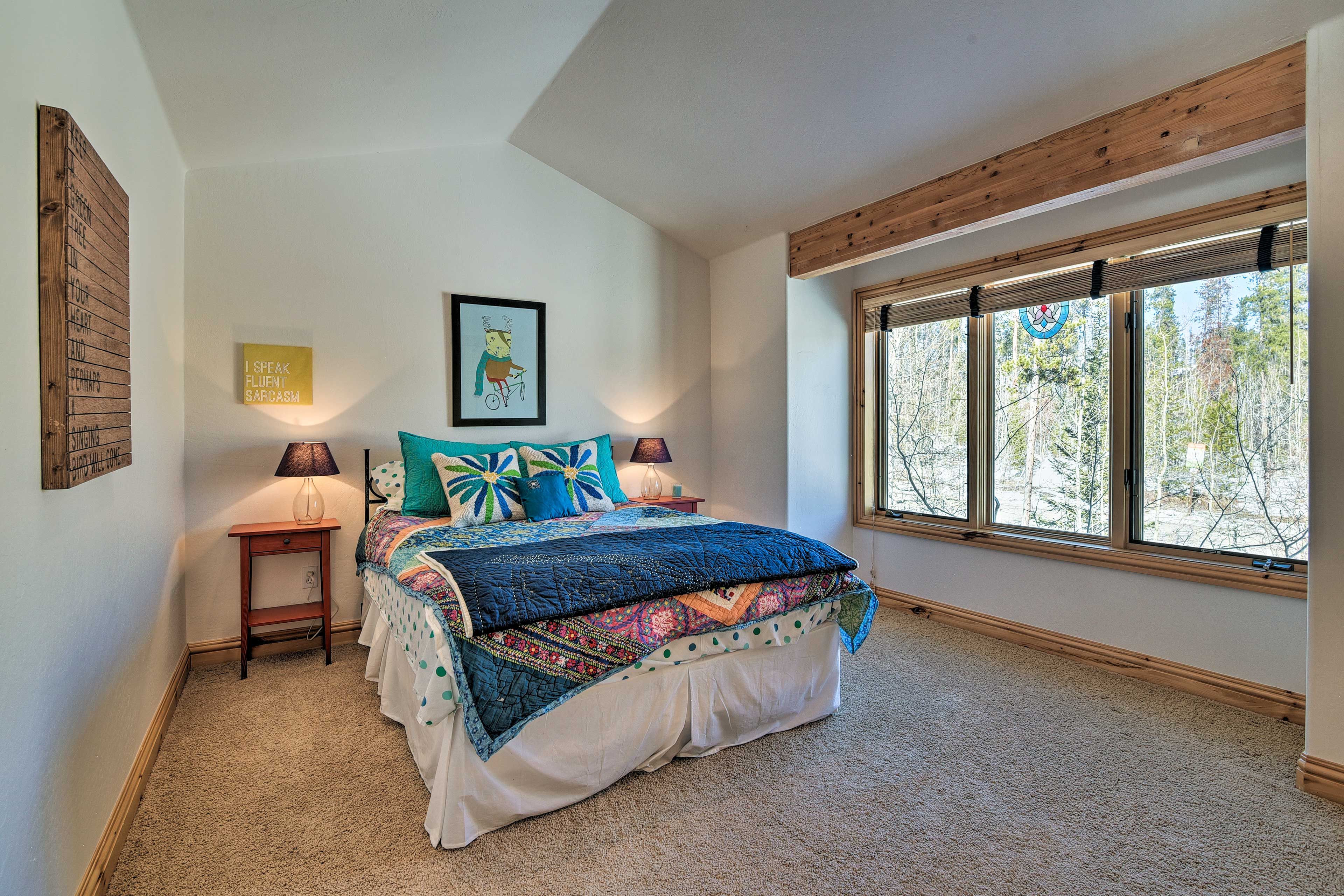 Admire the view each morning.