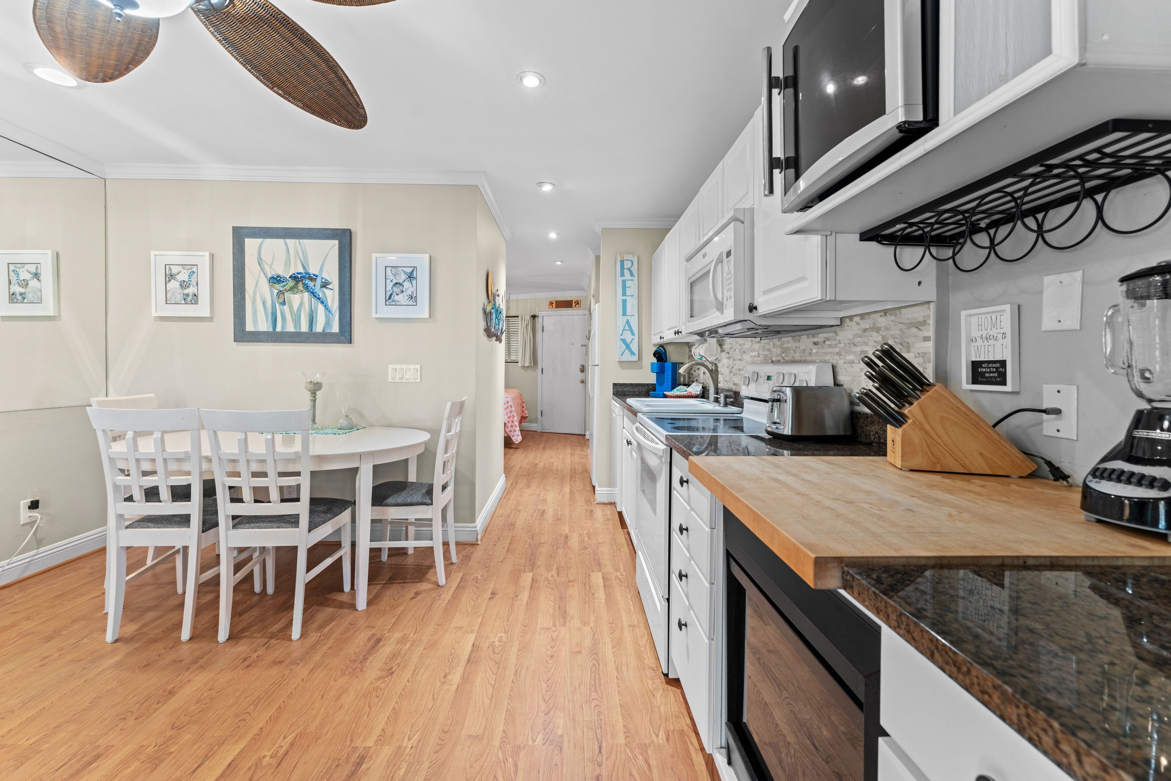 Kitchen | Cooking Basics | Coffee Maker | Paper Towels/Trash Bags Provided