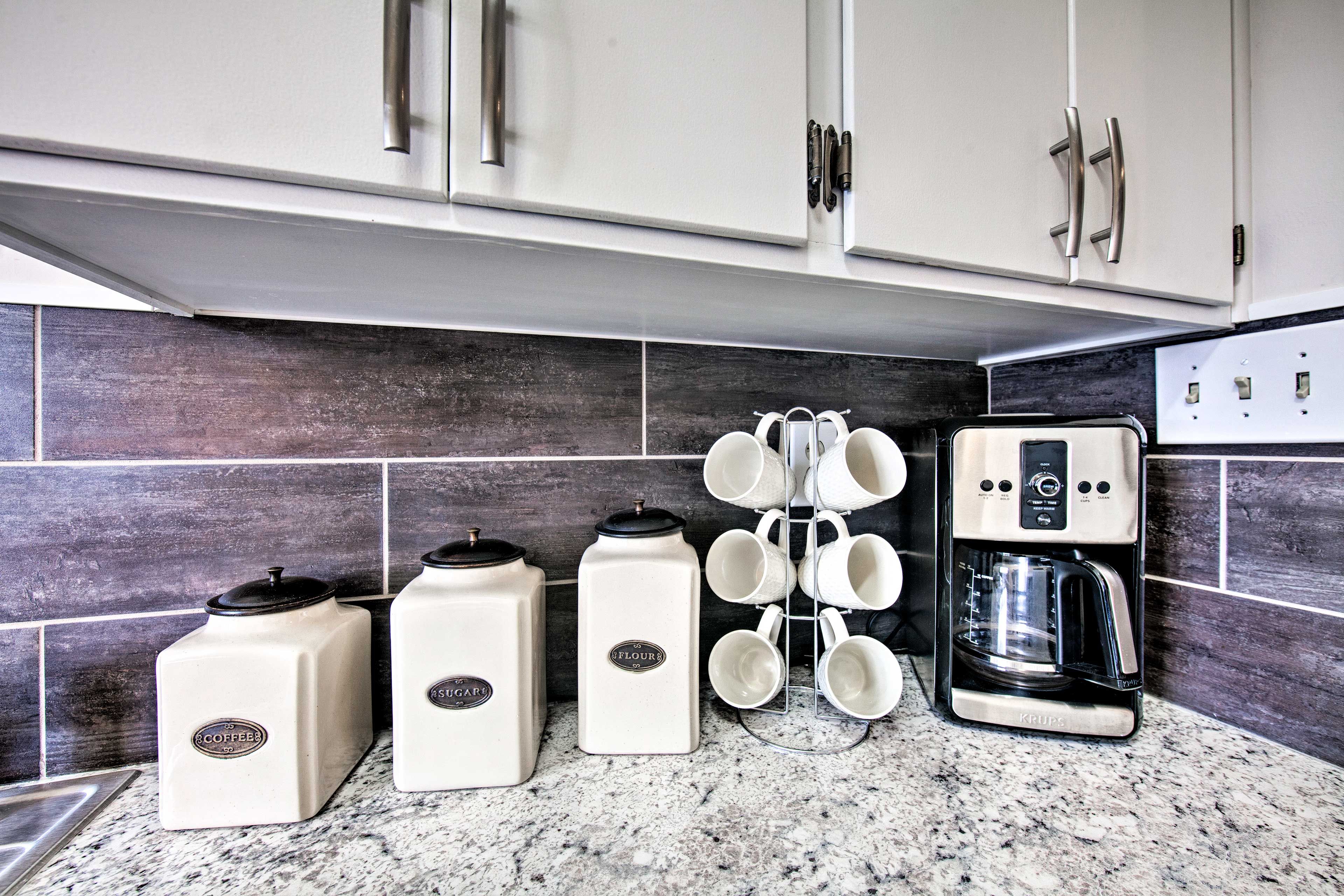 Start your day with a fresh cup of coffee.