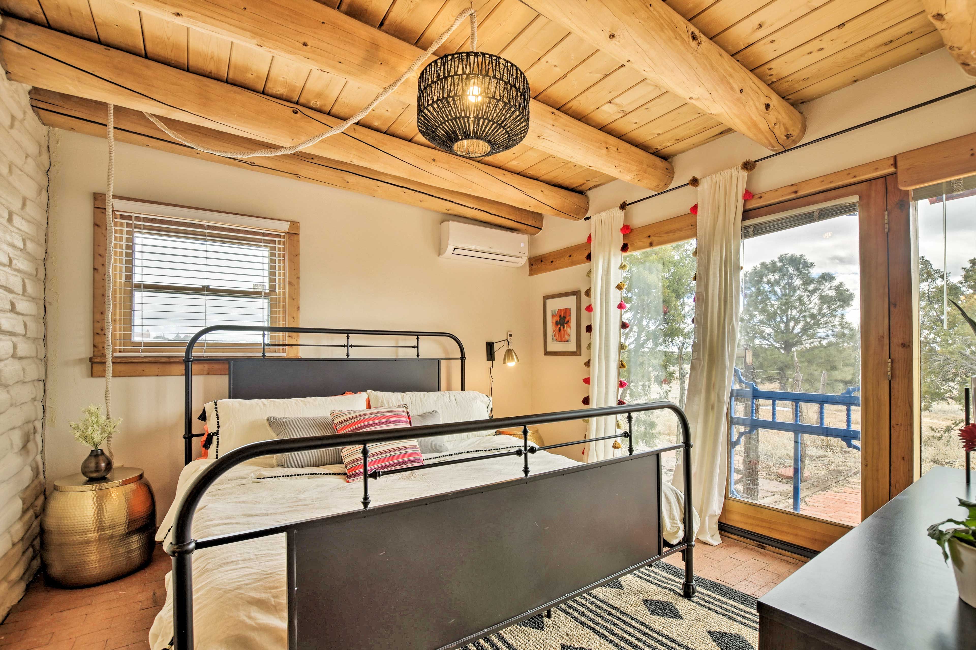 The home offers 3 bedrooms for guests to sleep in.