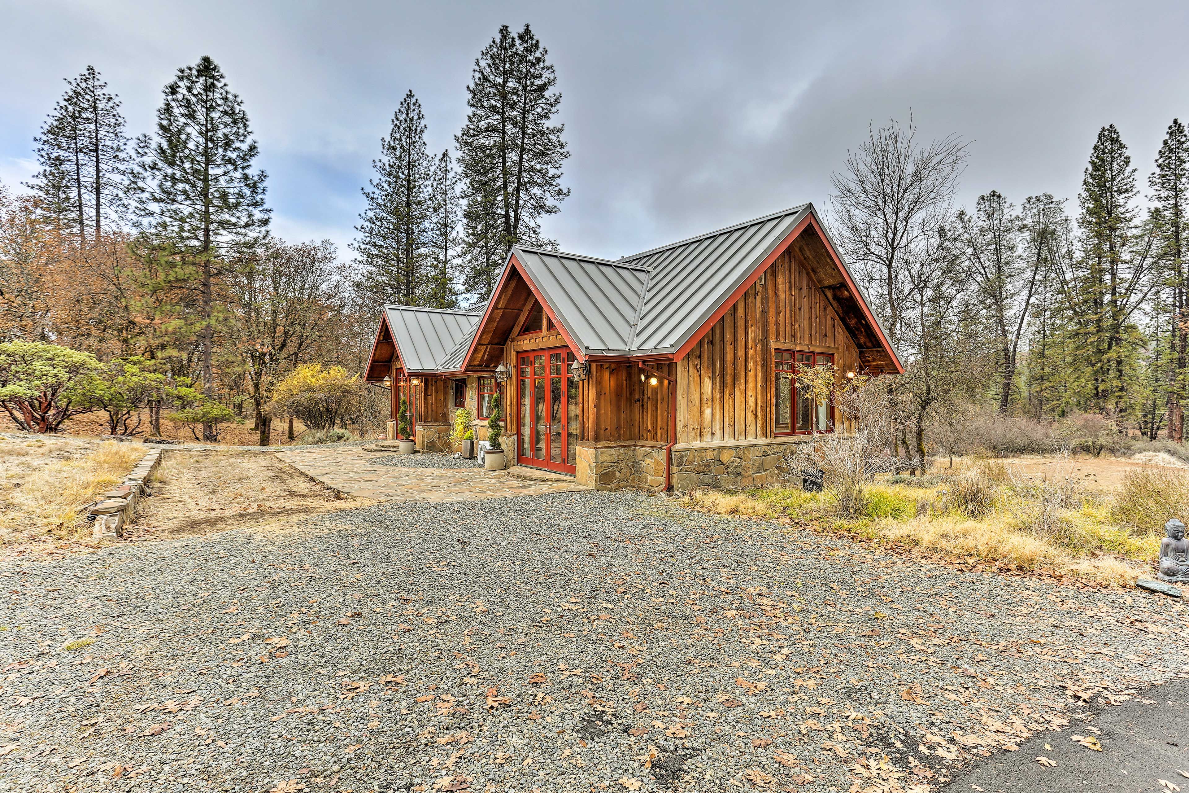 The 'Cabin at Old Orchard' is a magical destination for your northern Cali trip.