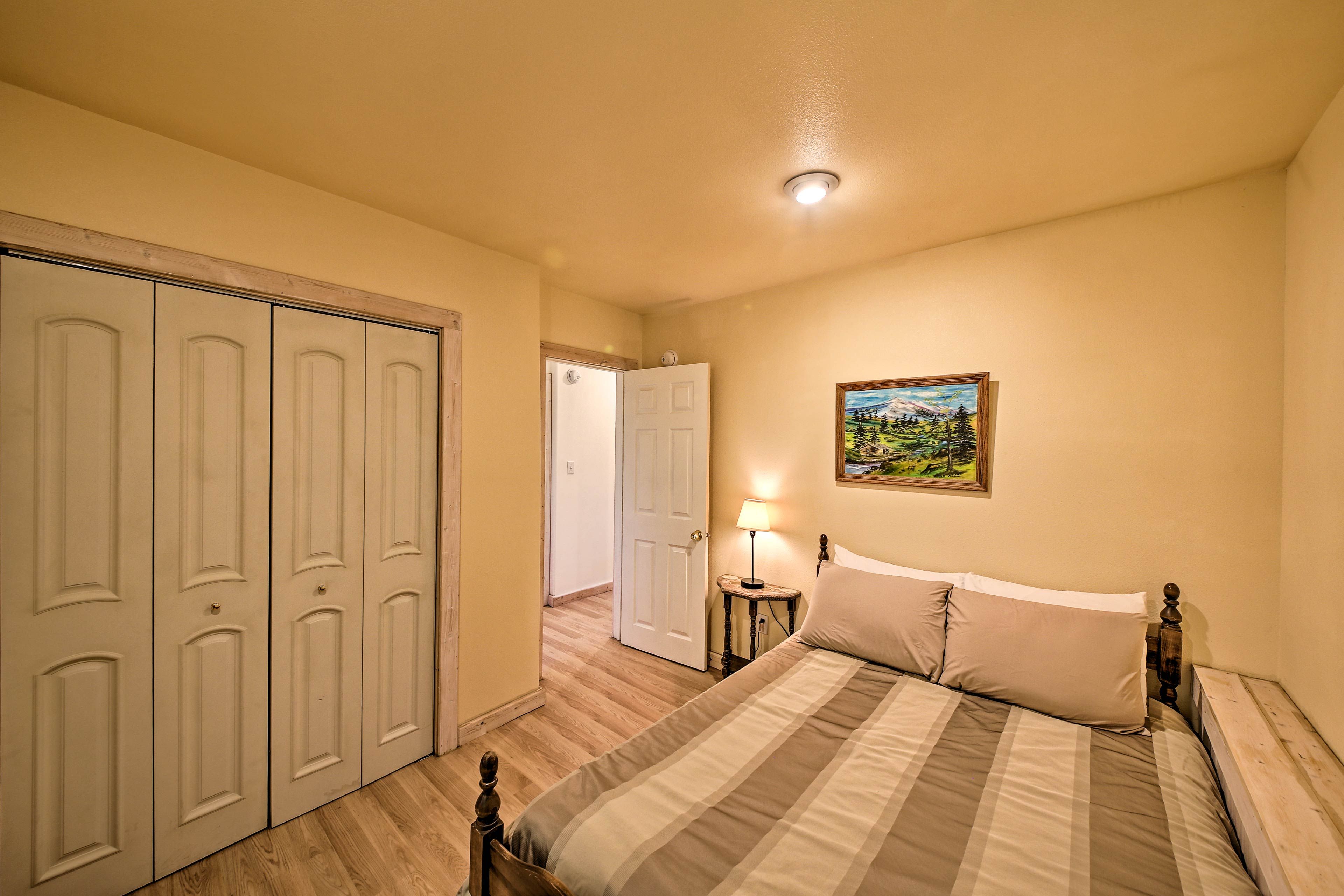 You'll have ample closet space for your vacation wardrobe.