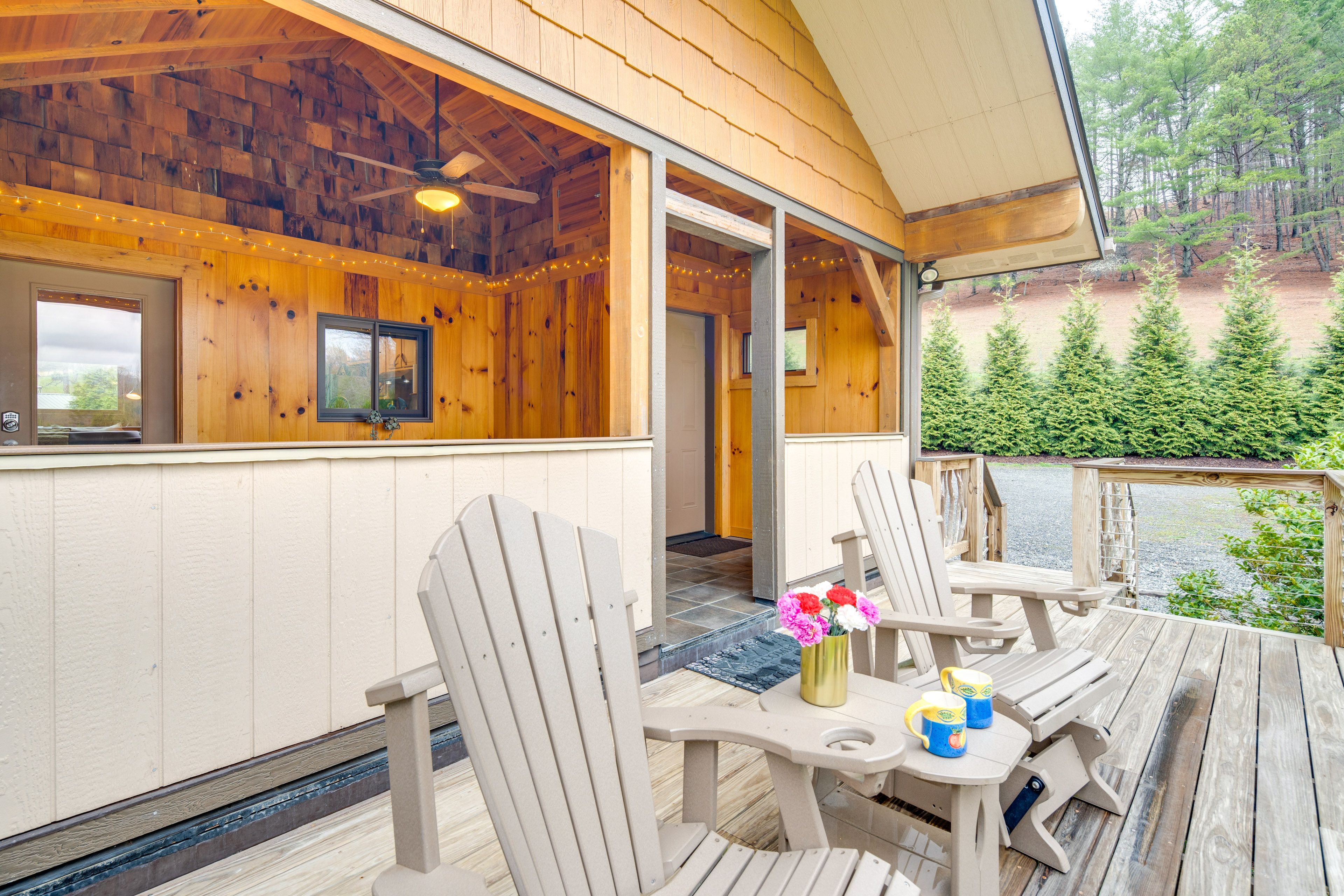 Private Deck | Garden | Spacious Yard | 2-Story Cabin