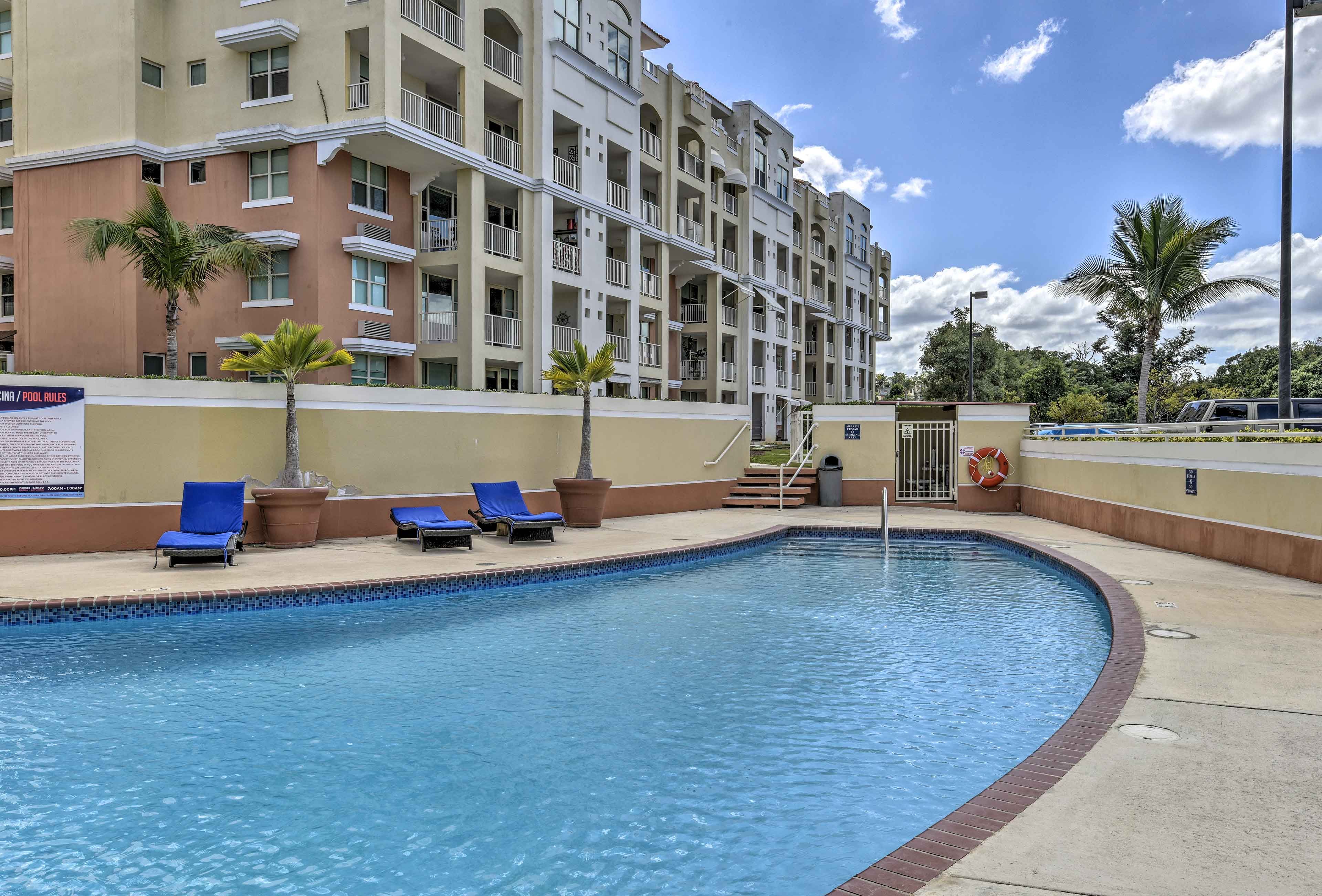 Spend an afternoon splashing in one of 2 community pools.