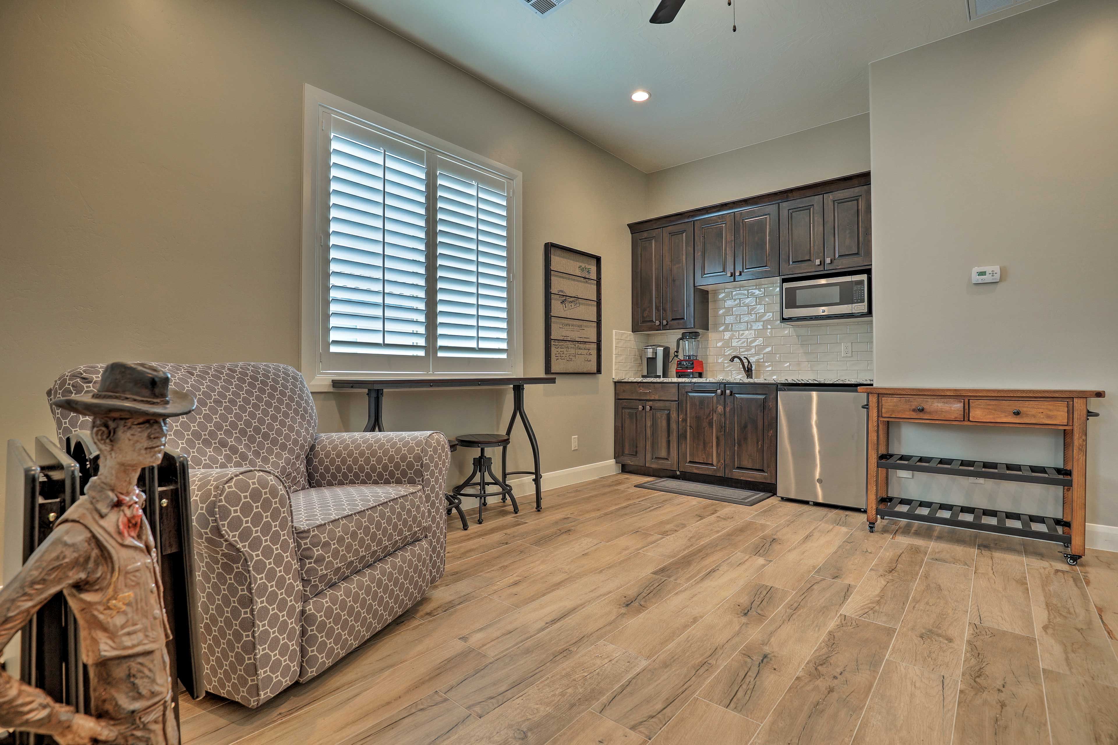 There's plenty of space for your group.