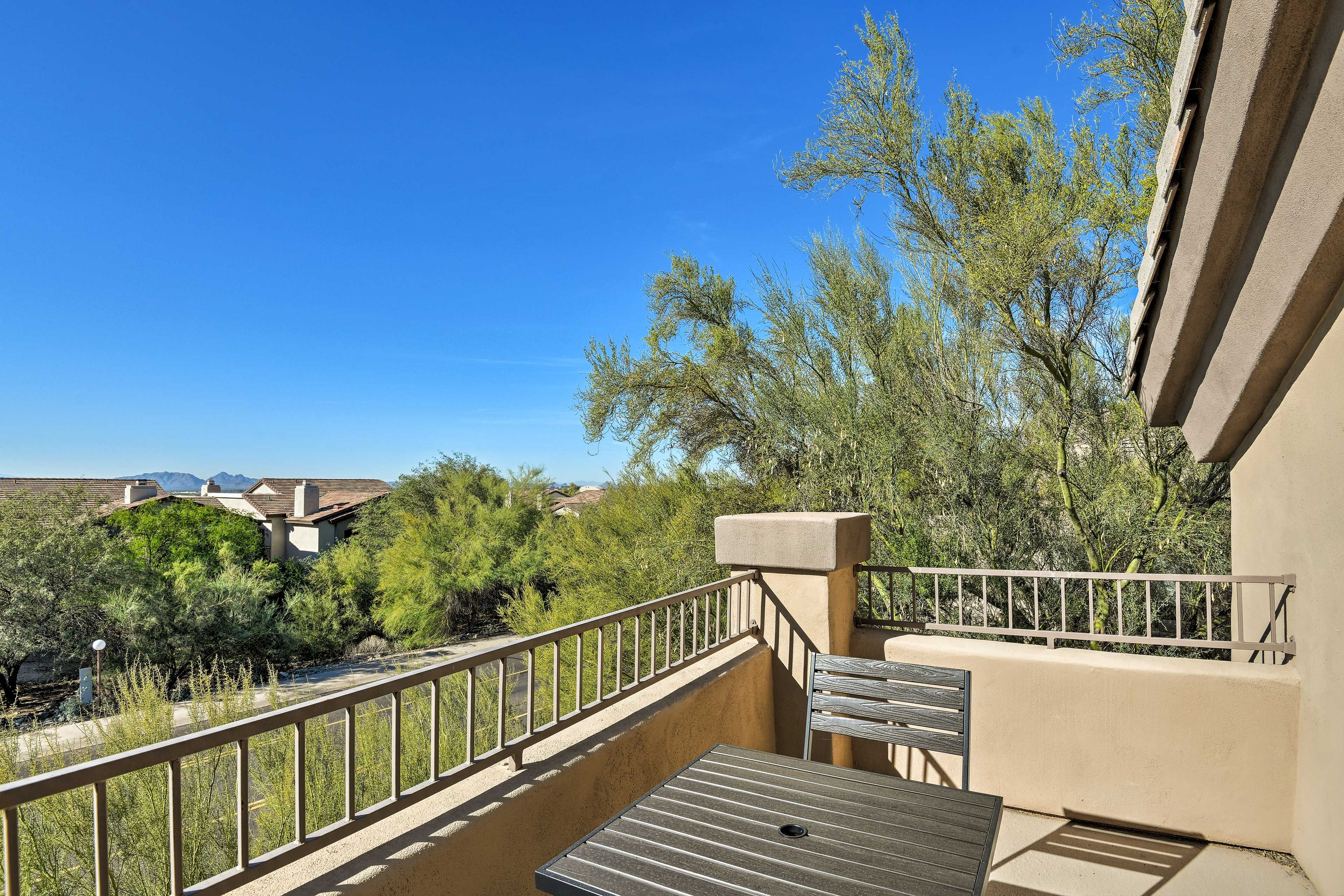 Soak up the sun with mountain views from this beautiful condo!