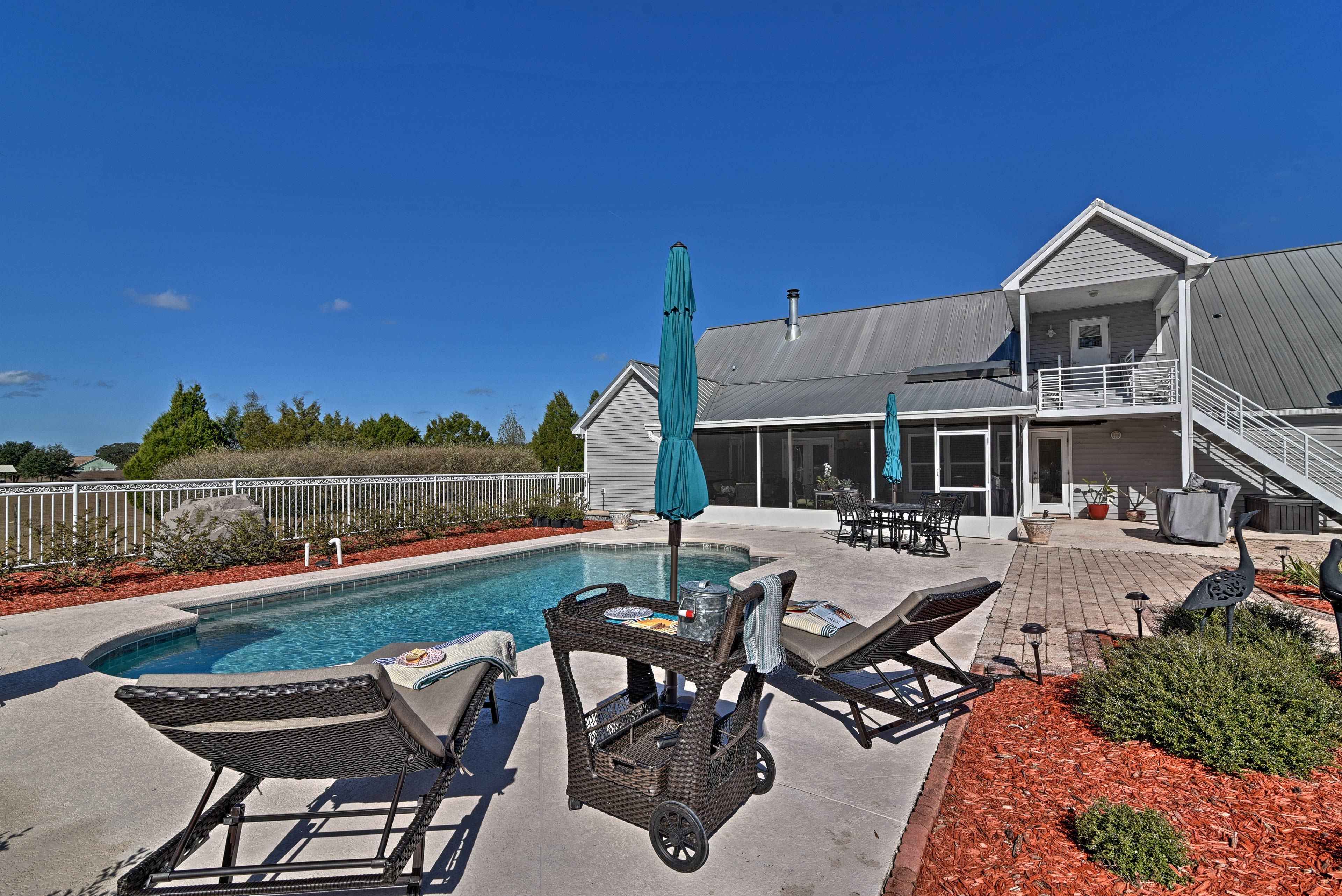 Relax by the pool!