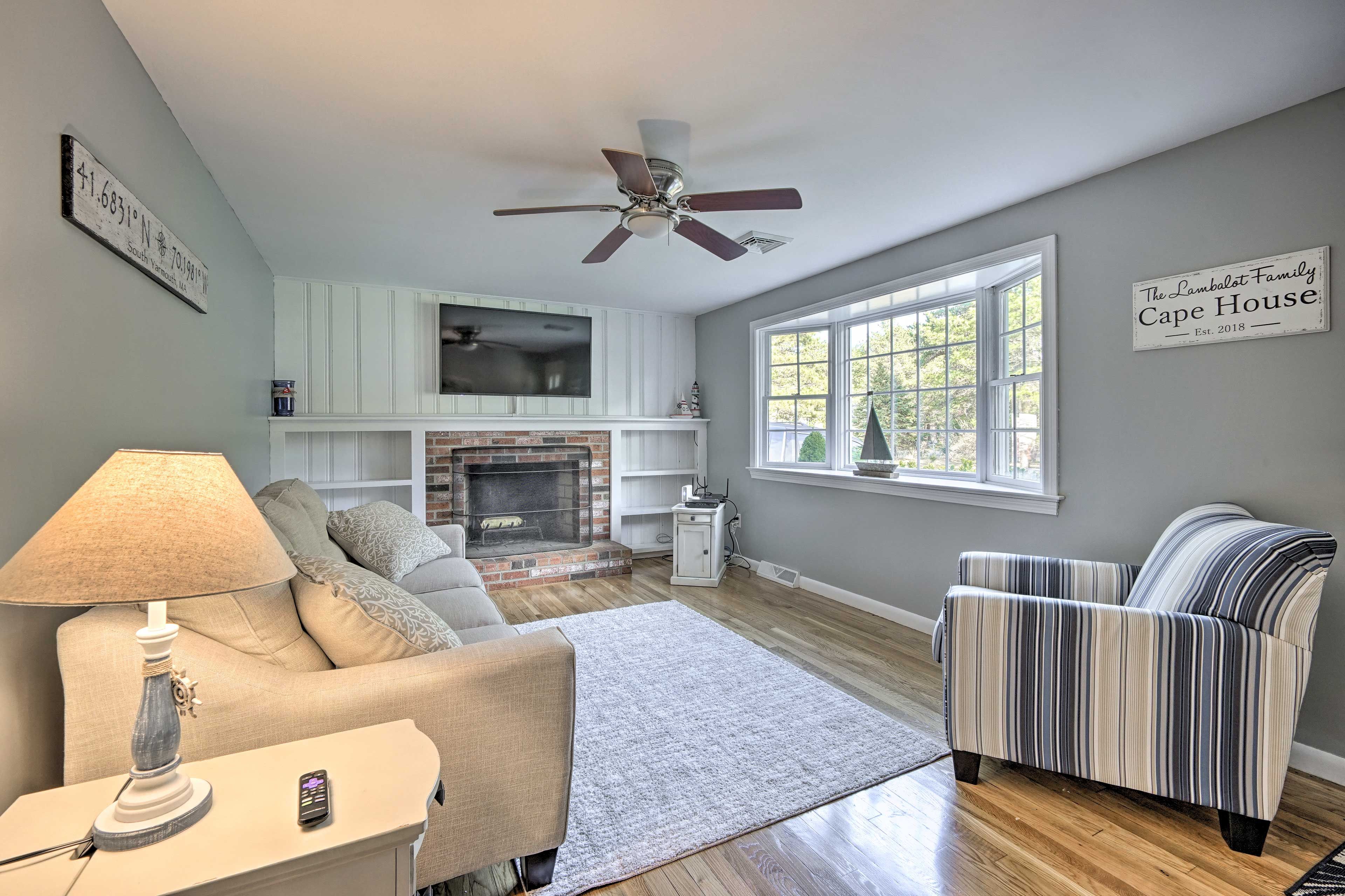 Classic Cape Cod architecture and nautical accents mark the interior.