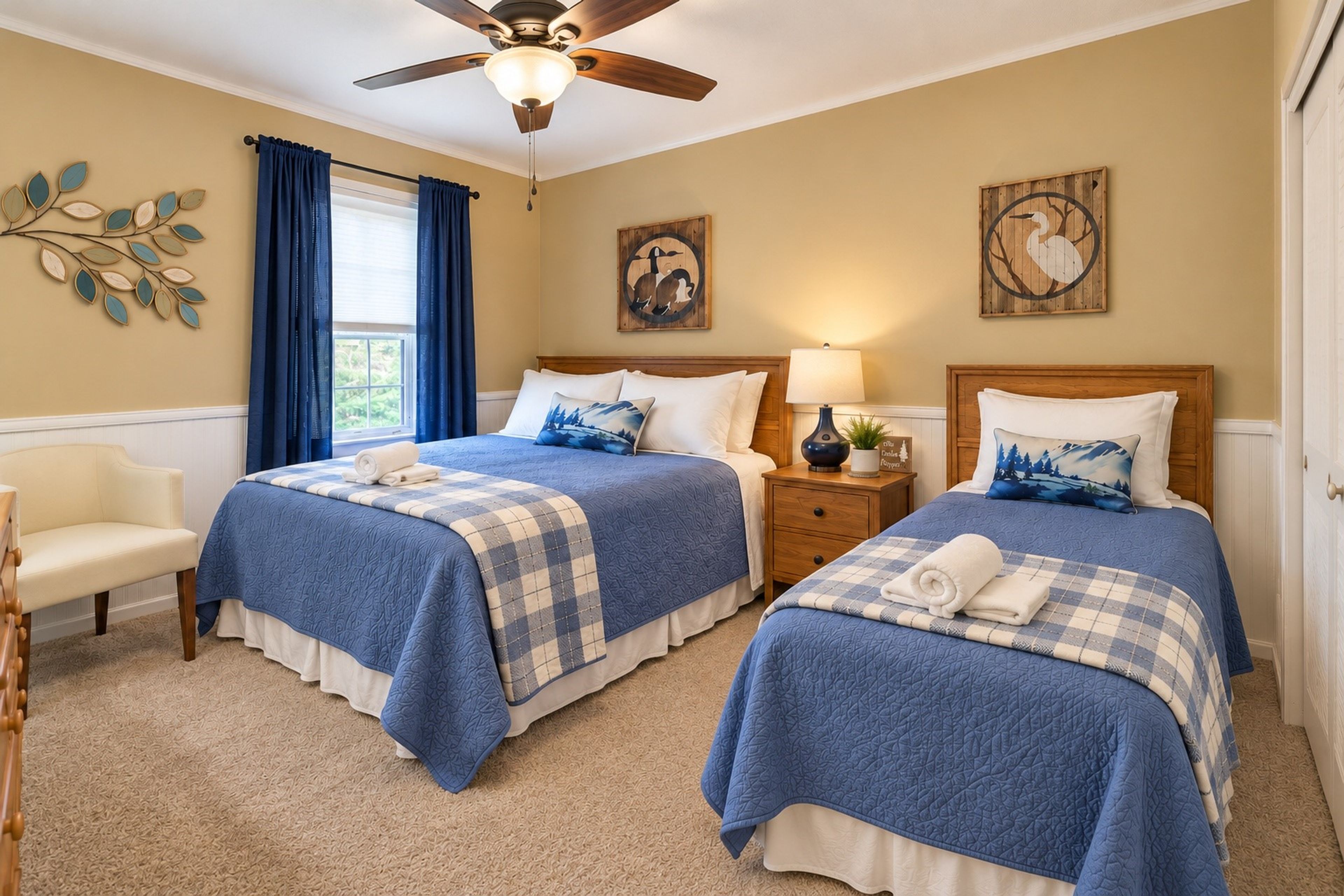 Bedroom 2 | Full Bed | Twin Bed | 2nd Floor | Steps Required