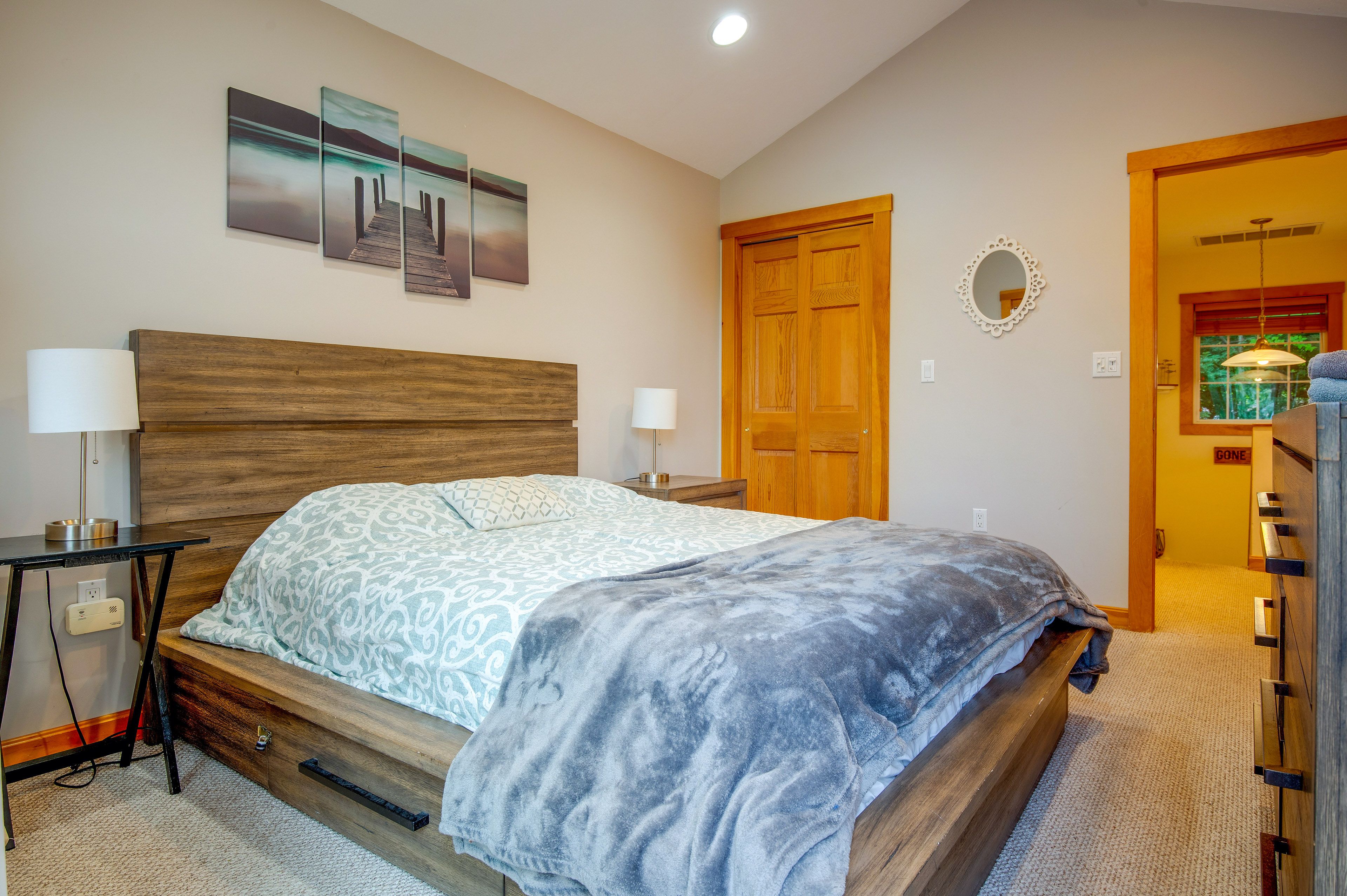 Bedroom 1 | Queen Bed | Linens Provided | 2nd Floor