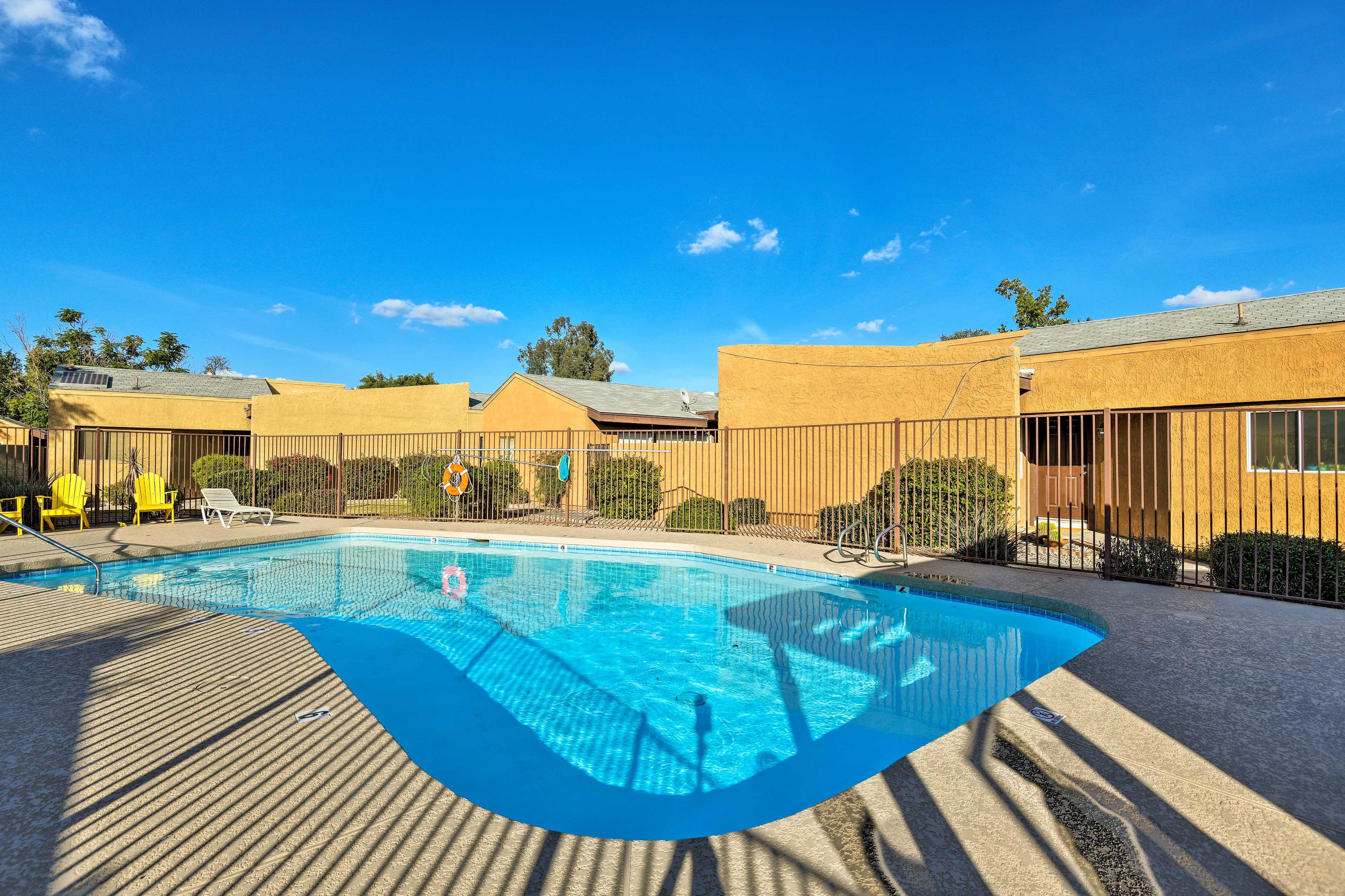 Cool off in the community pool!