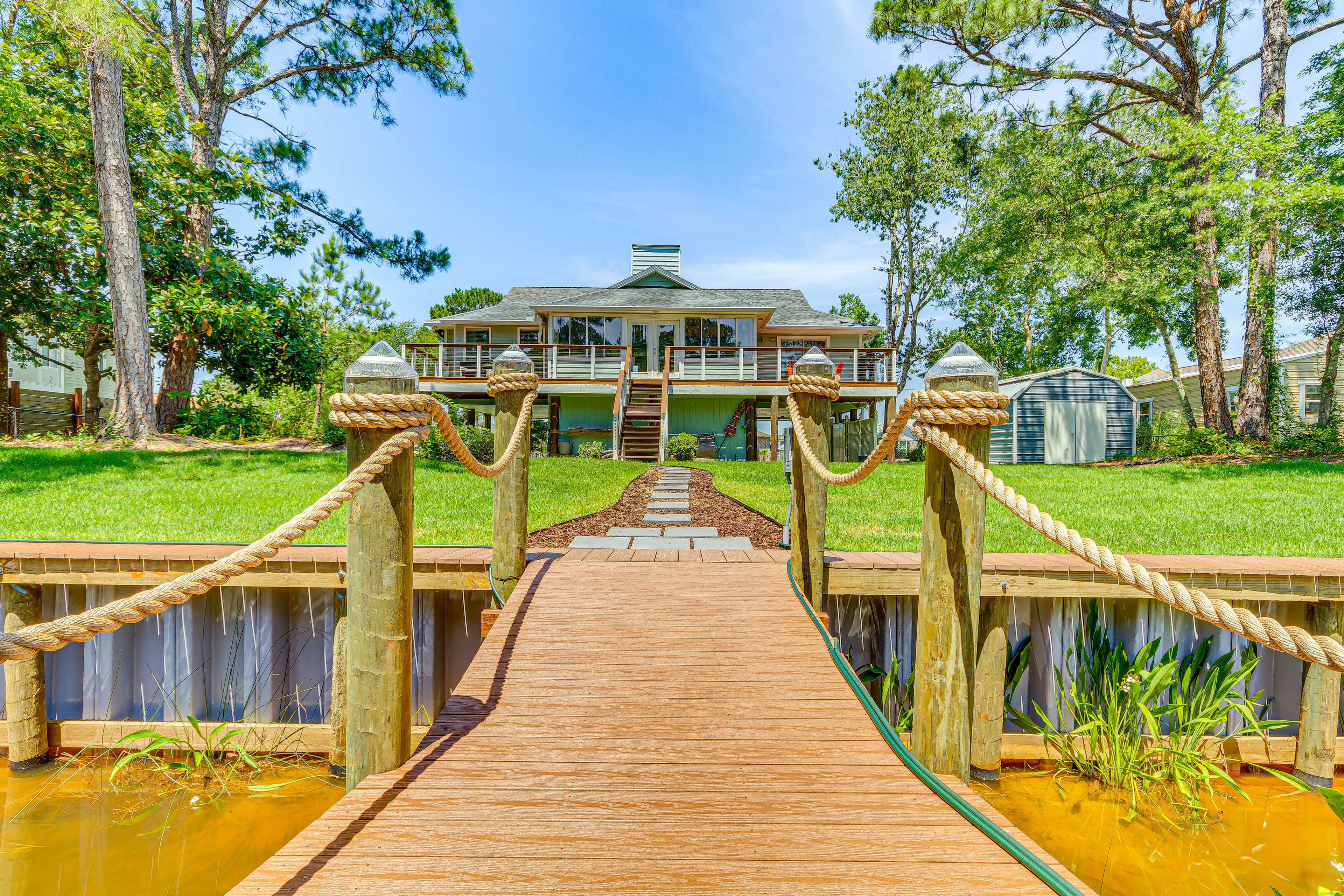 Milton Vacation Rental | 3BR | 2BA | Stairs Required | 2,600 Sq Ft