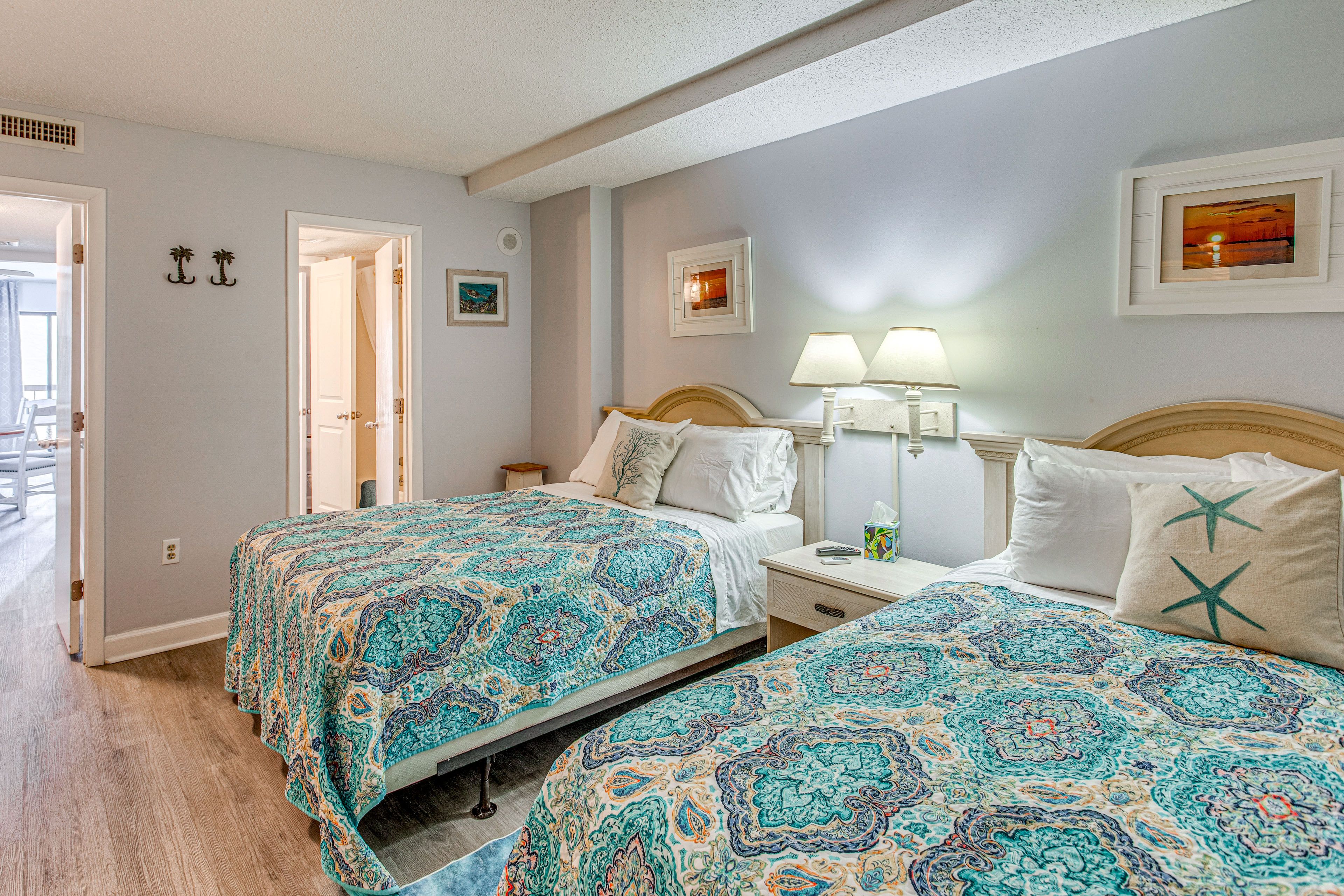 Bedroom | 2 Full Beds
