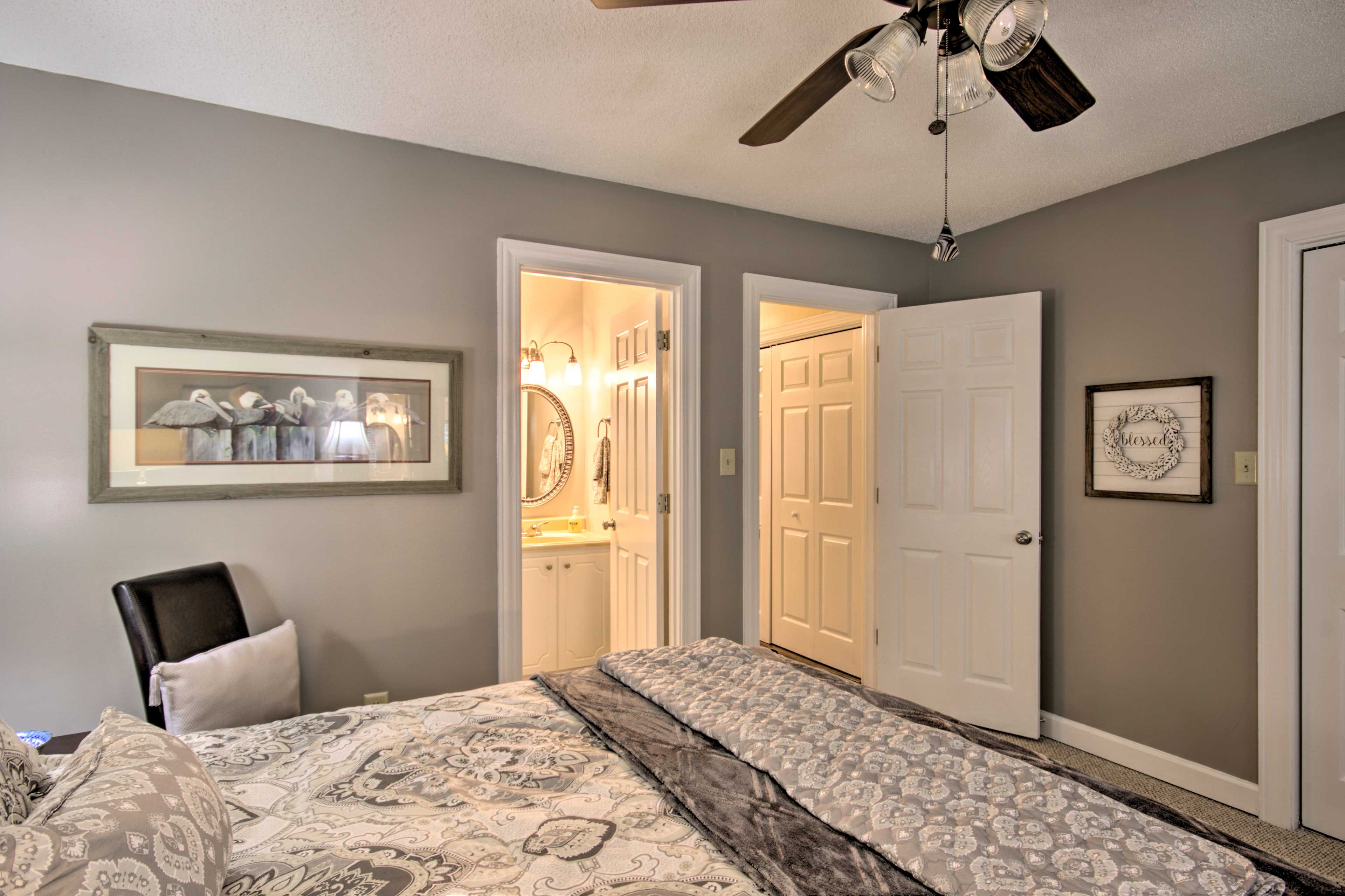 This room is complete with an en-suite bathroom.