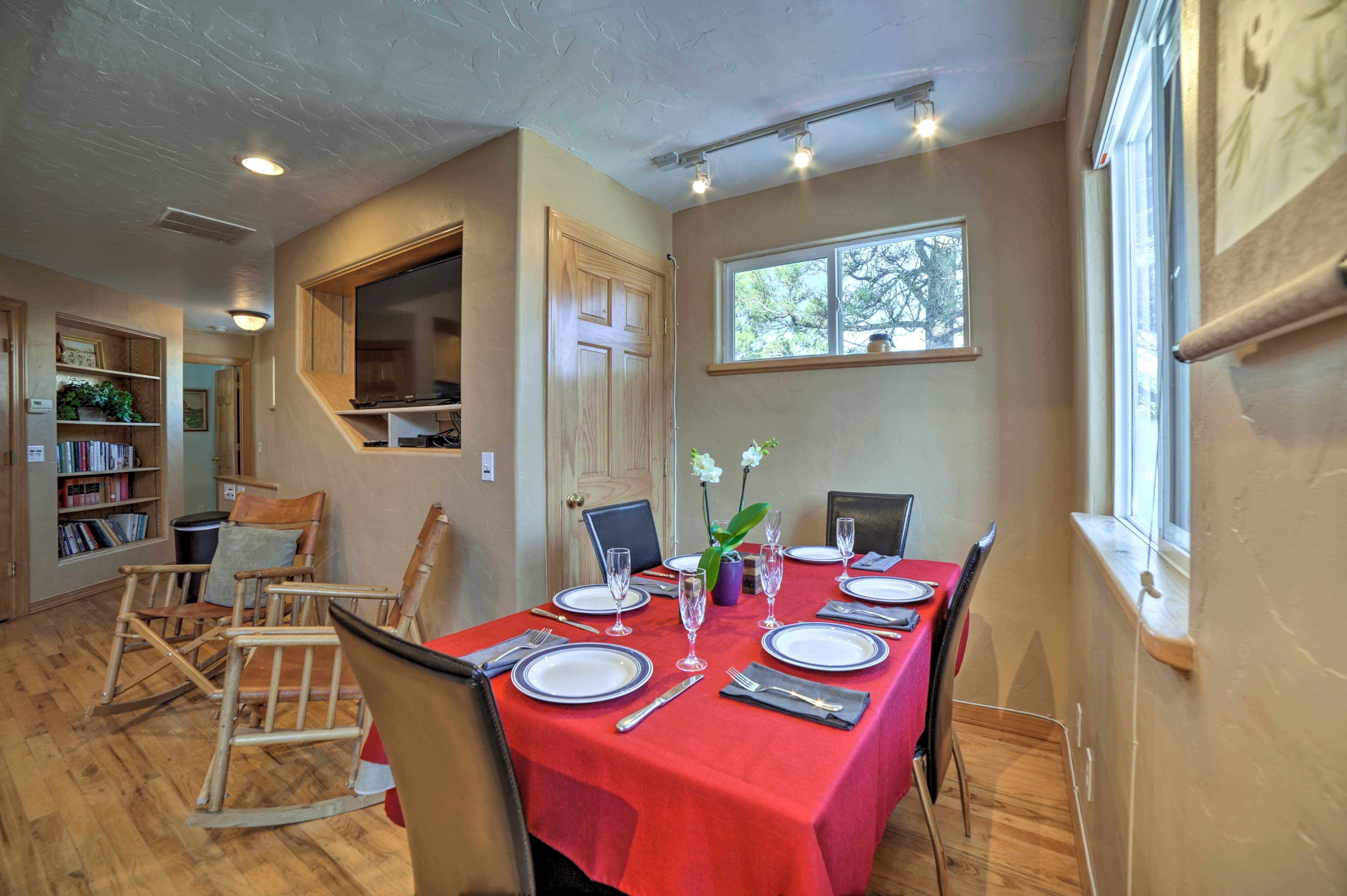 Toast to your vacation with a home-cooked meal.