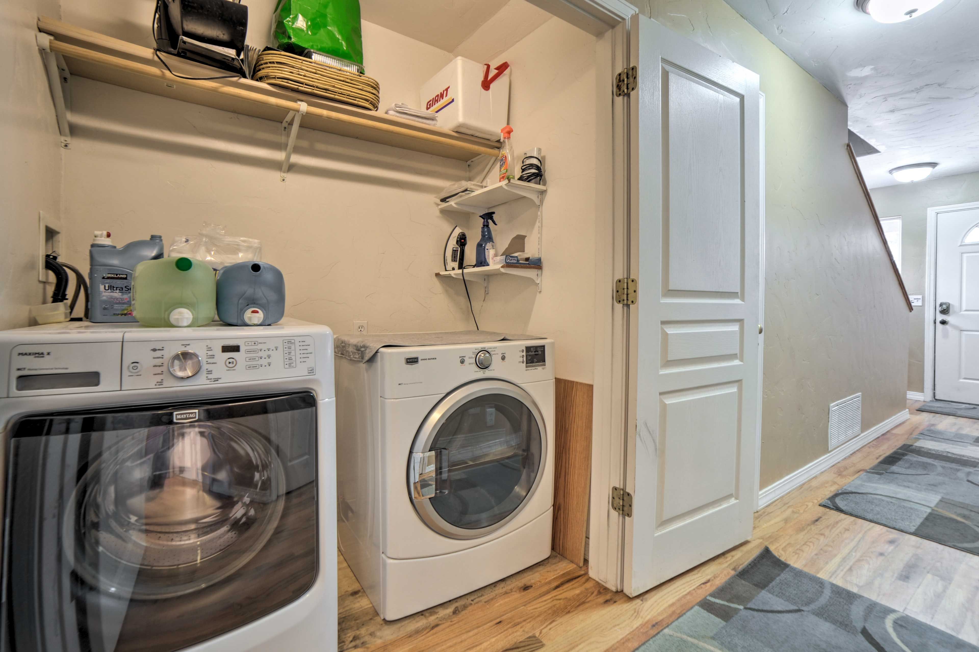 Keep clothes fresh with these efficient laundry machines.