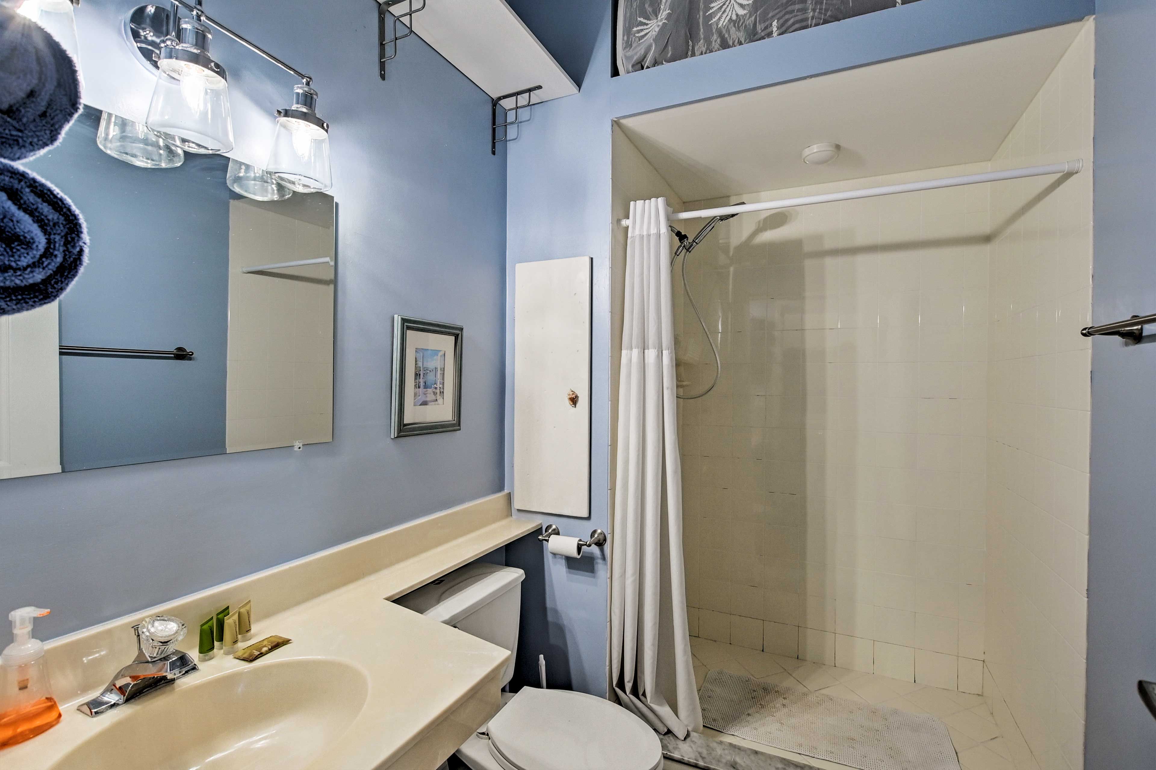 Rinse off in the shower before bedtime.