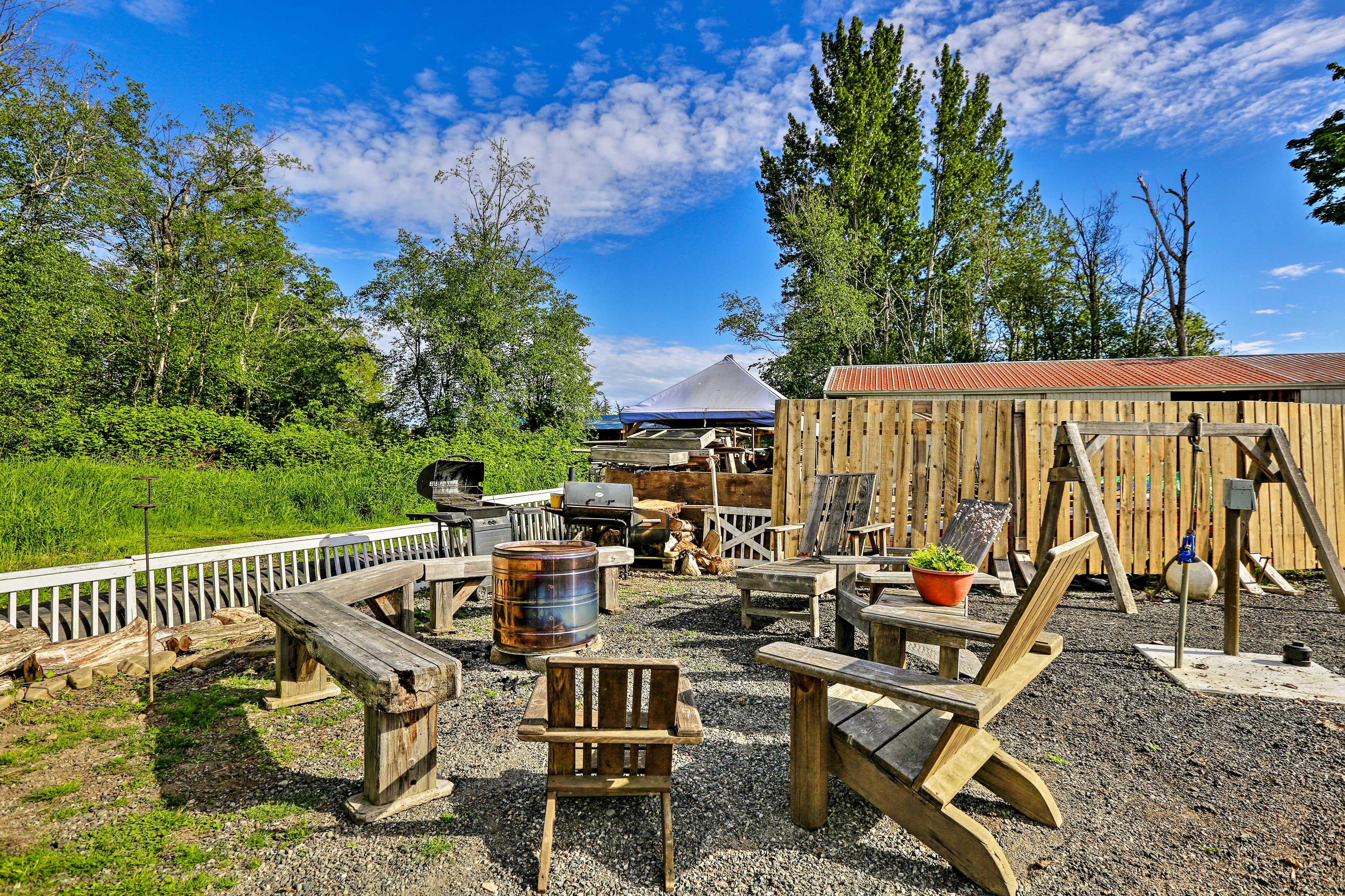 Host cookouts on sunny afternoons!