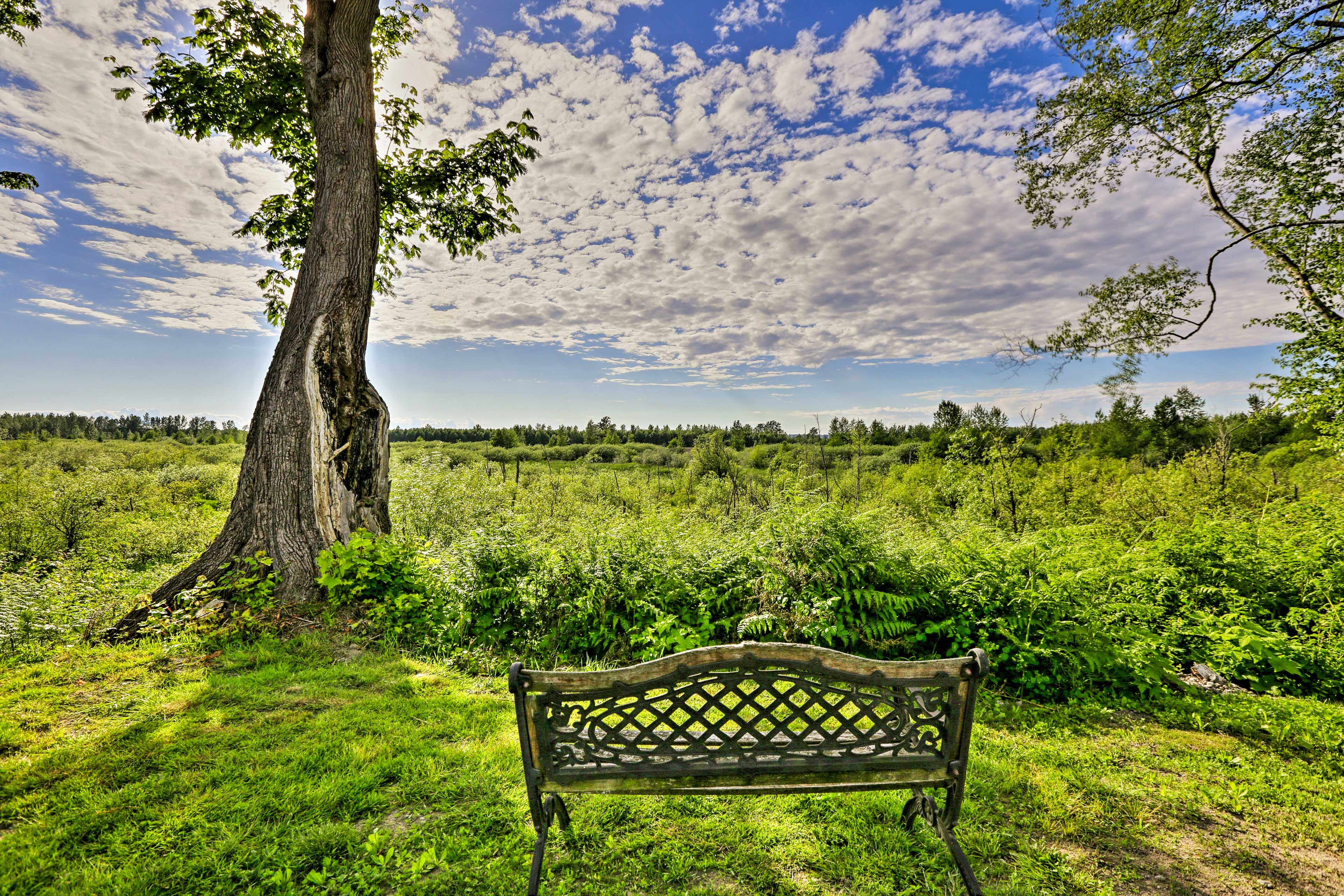 Stunning countryside views await your stay.