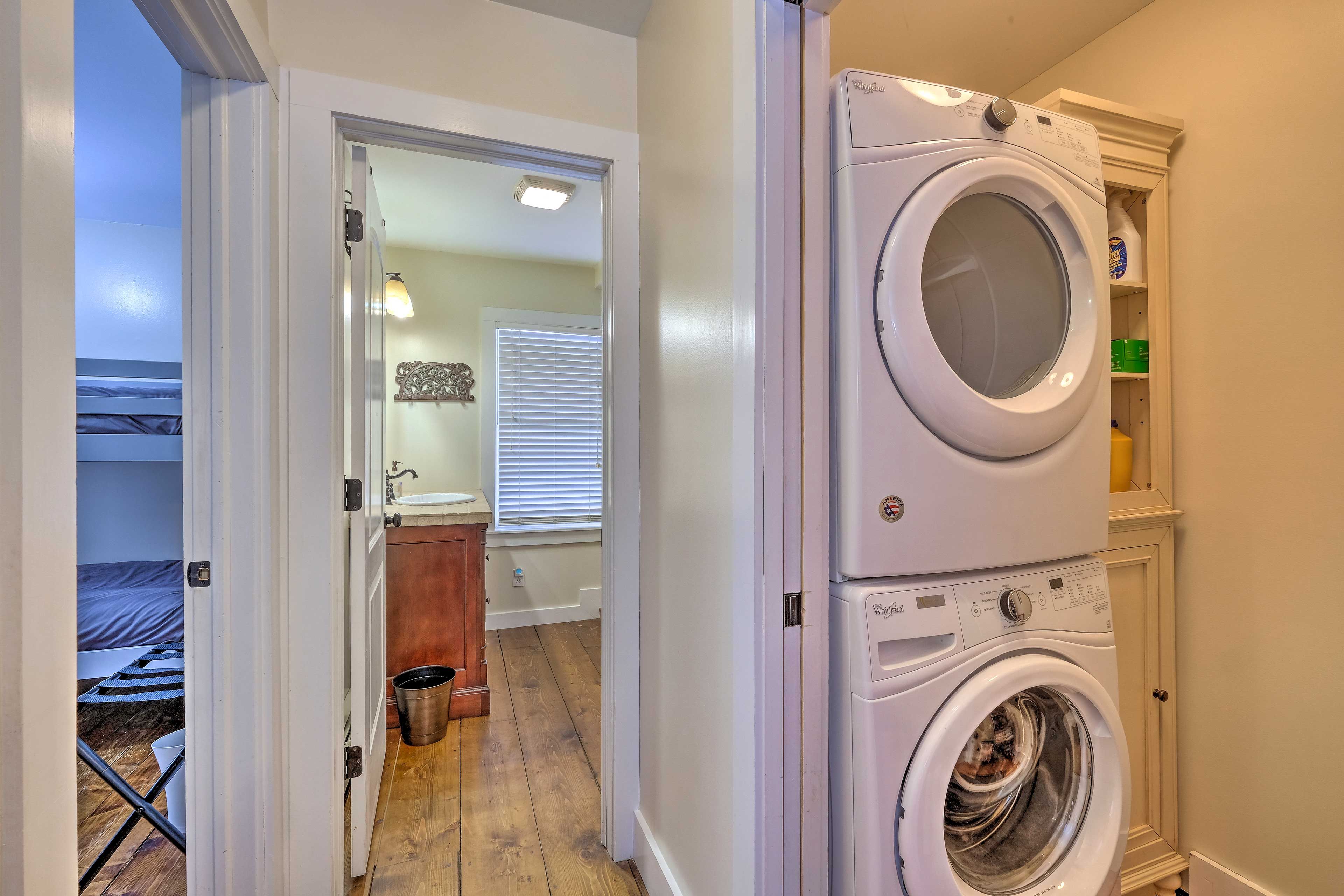 In-Unit Laundry | Detergent Provided