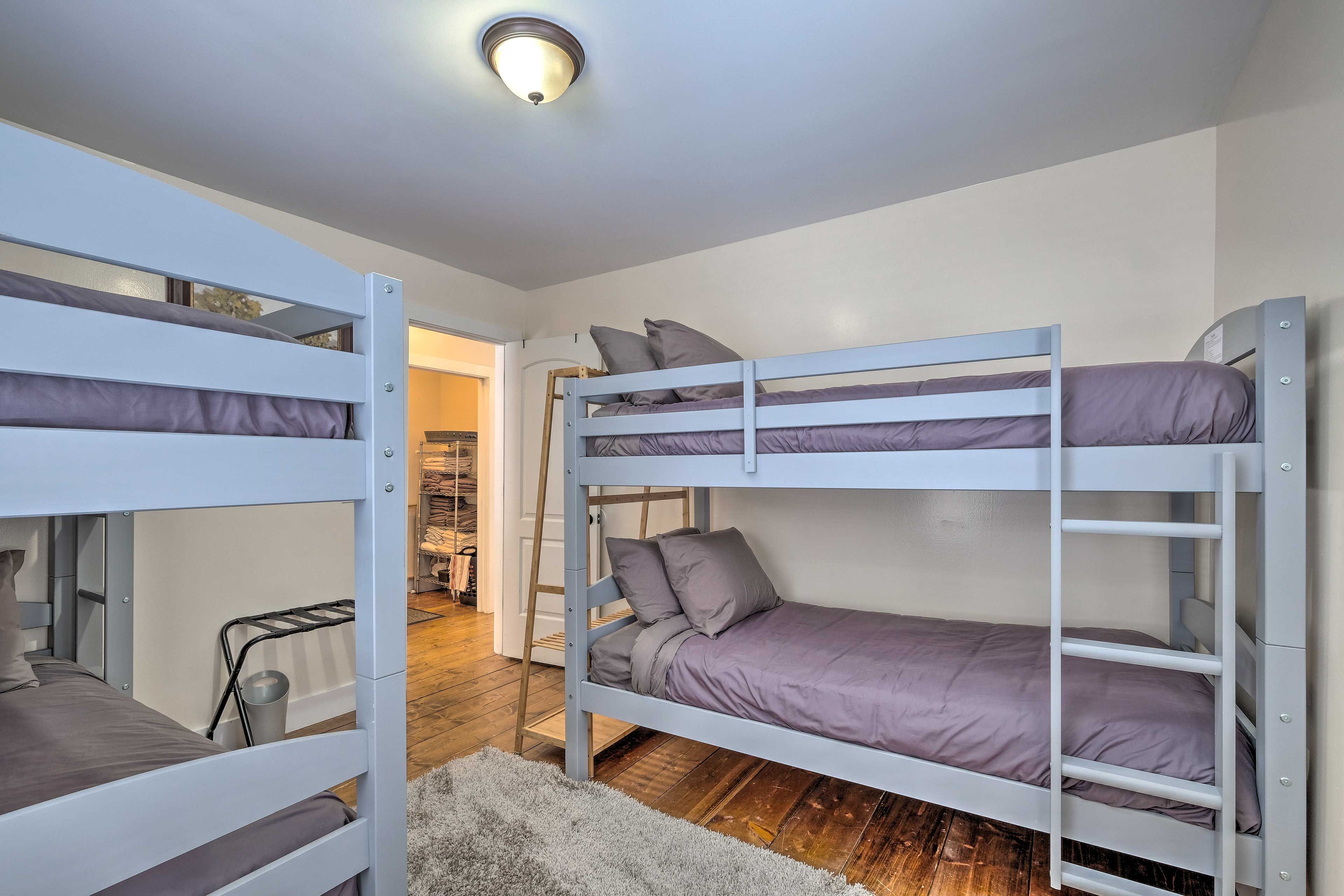 Bedroom 4 | 2 Twin Bunk Beds | 1st Floor