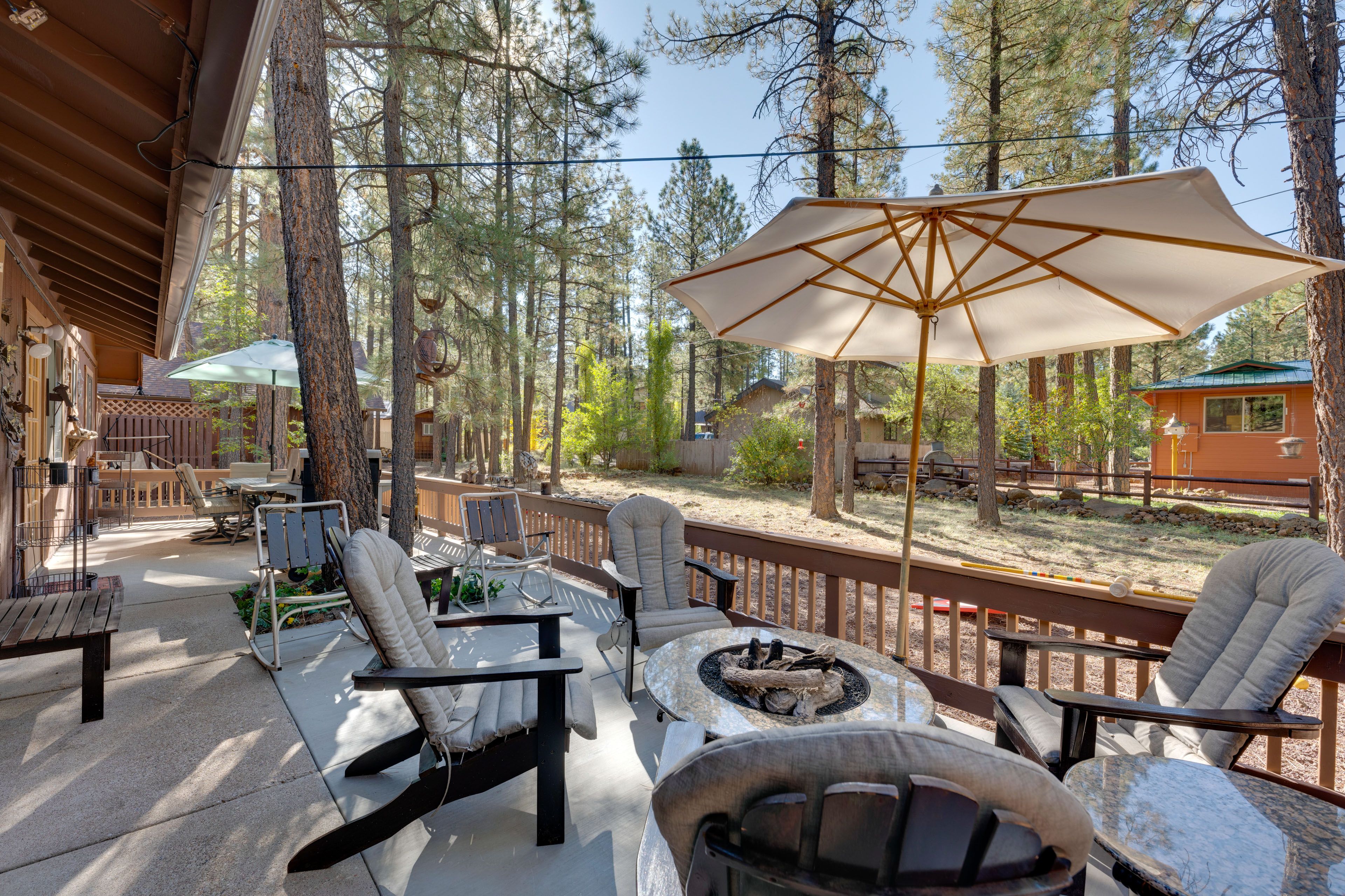 Pinetop Vacation Rental | 2BR | 2BA | 1,200 Sq Ft | 1 Step Required