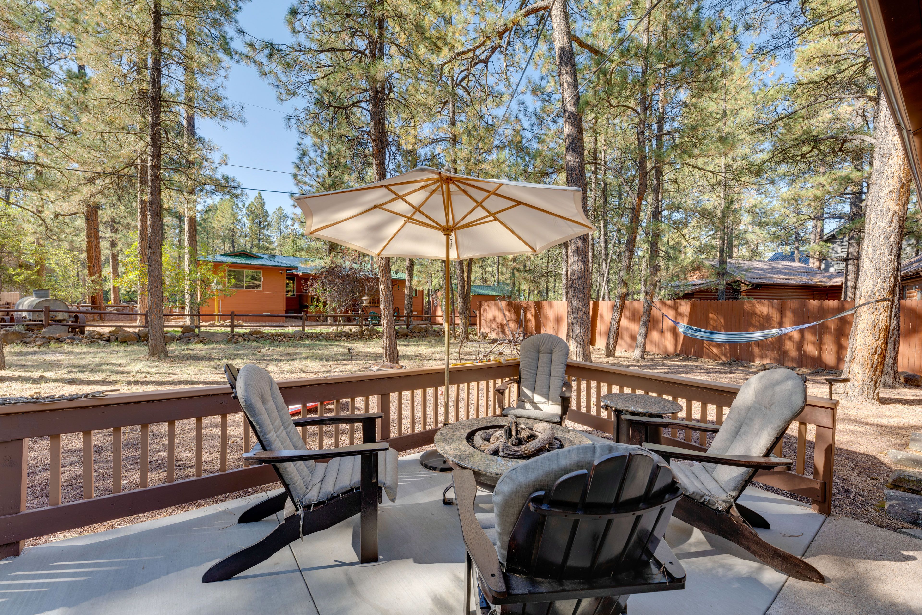 Private Deck | Fire Pit | Hammock | Gas Grill