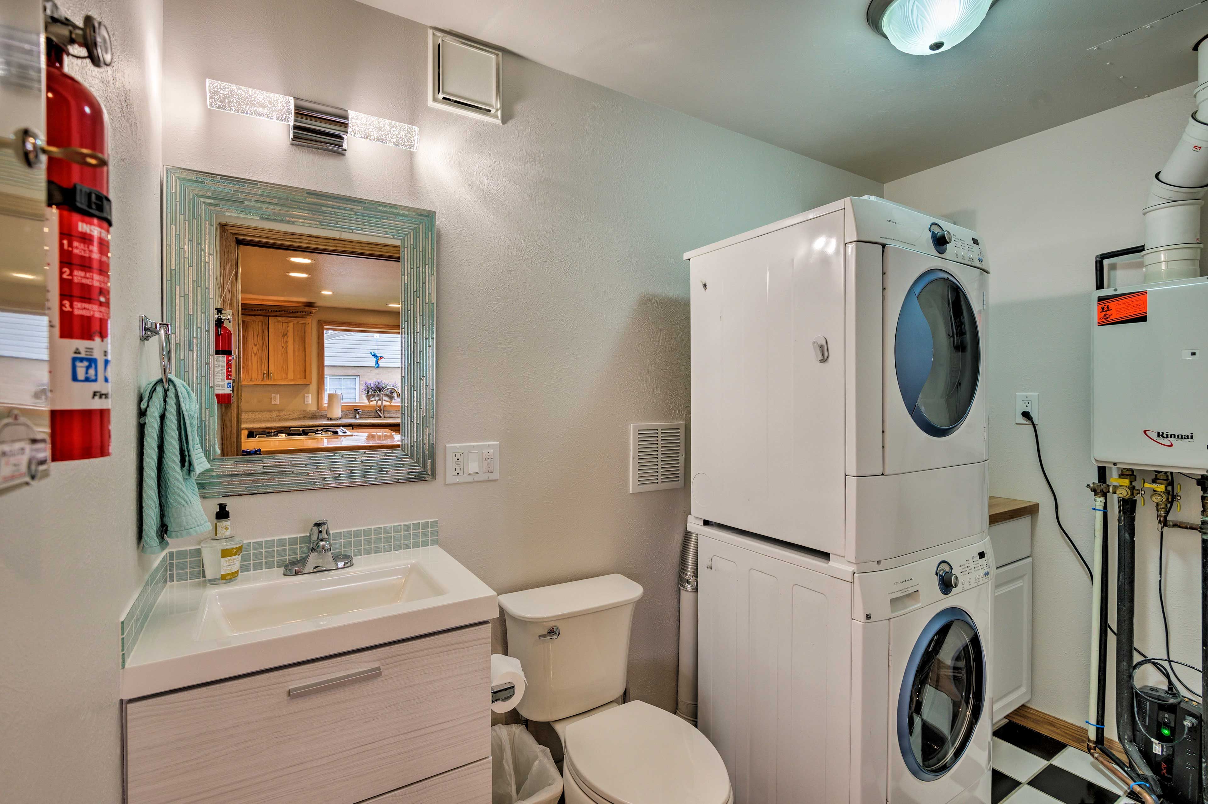 Half Bathroom | In-Unit Laundry