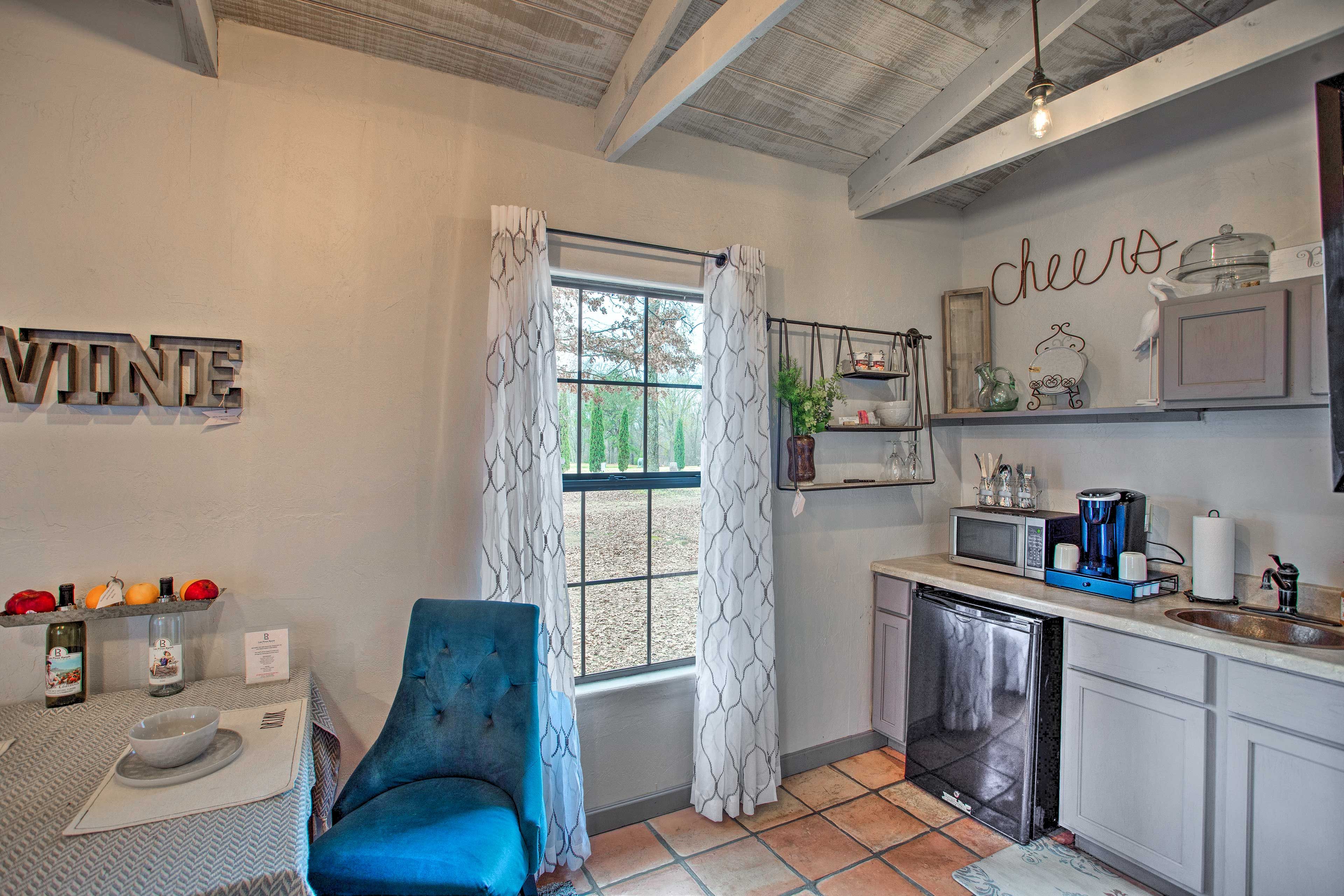 Well-Equipped Kitchenette | Keurig Coffee Maker