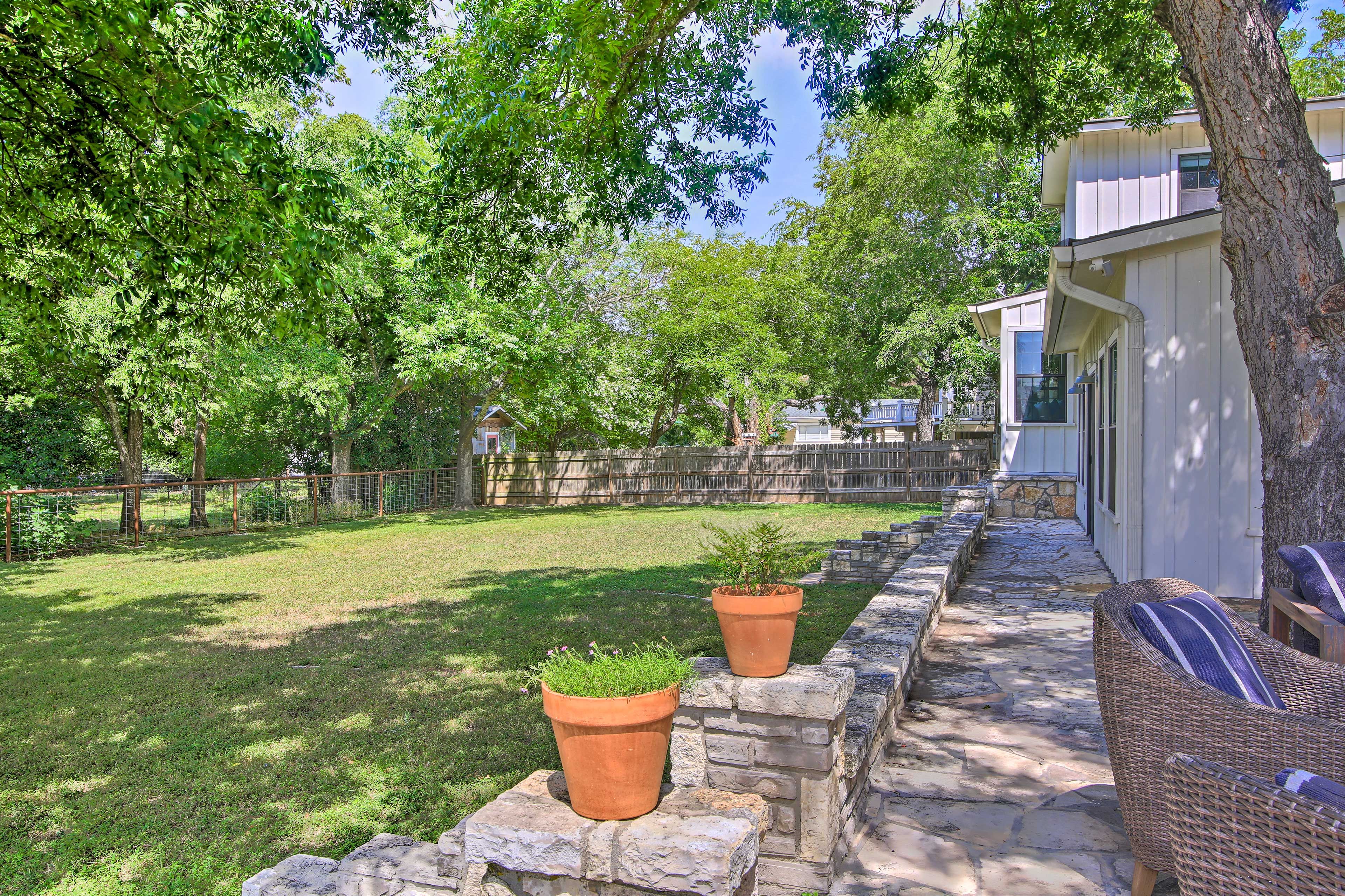 Fenced Backyard