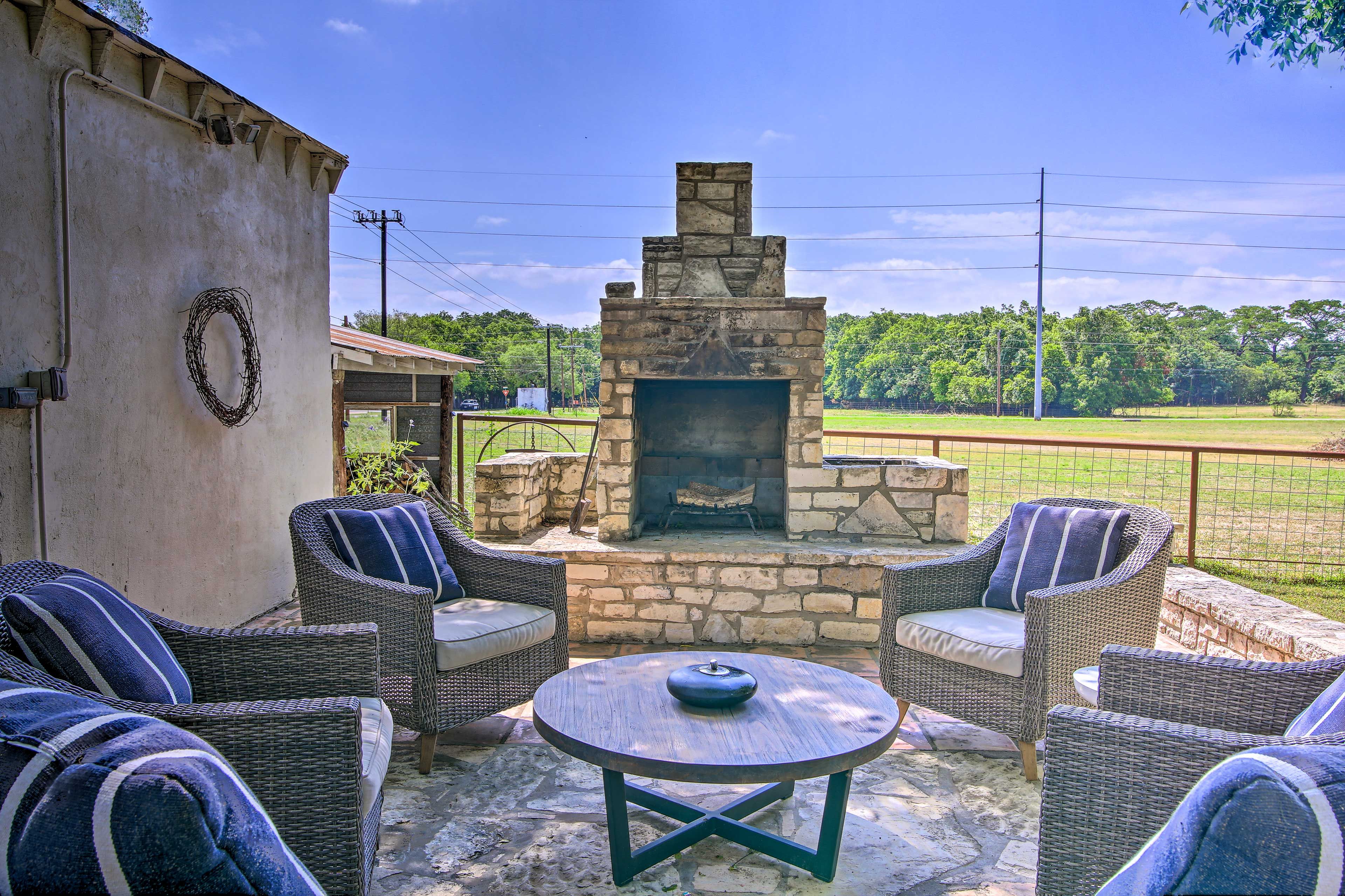 Outdoor Fireplace