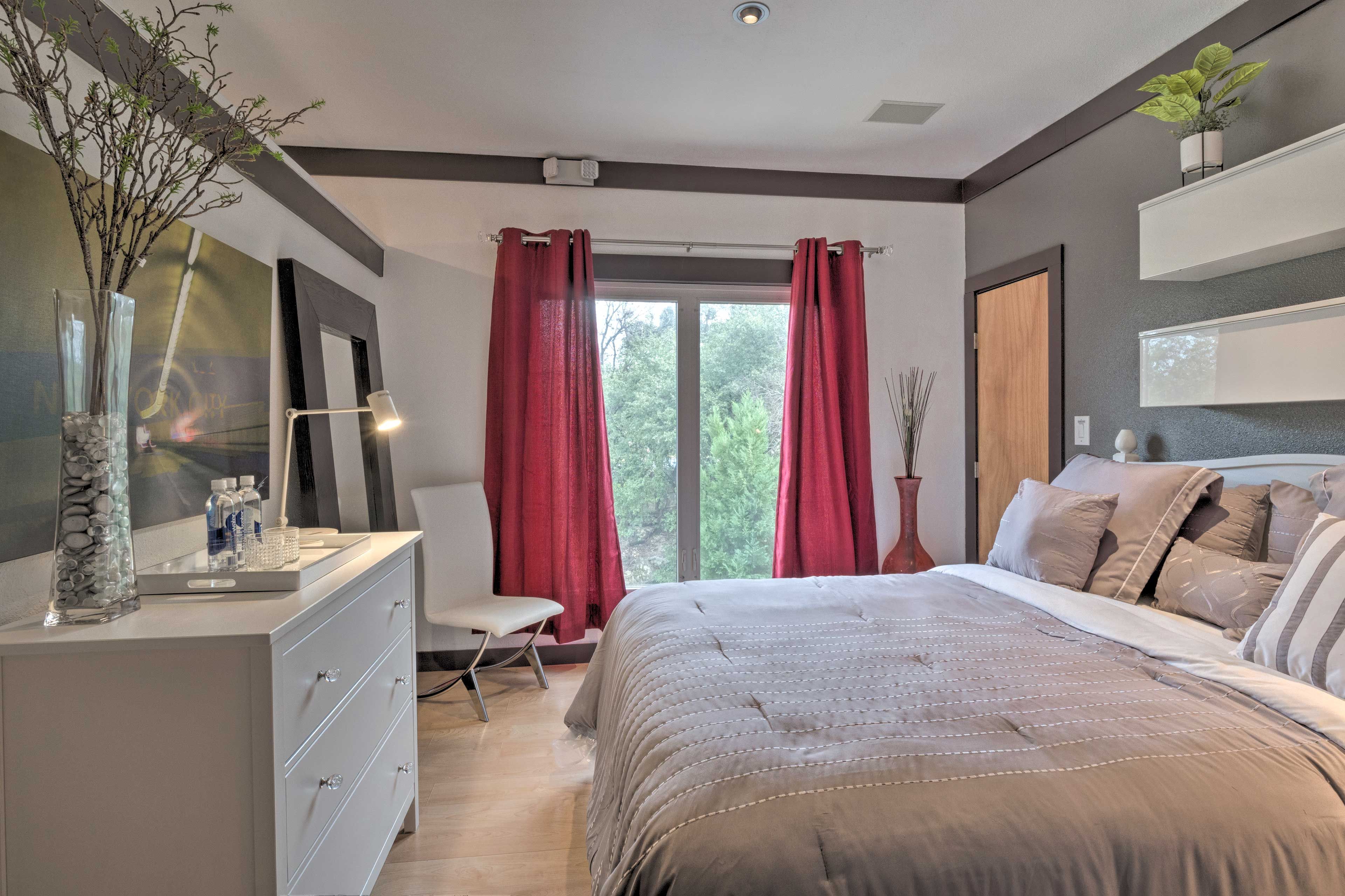 Rest easy in the second bedroom's queen bed.