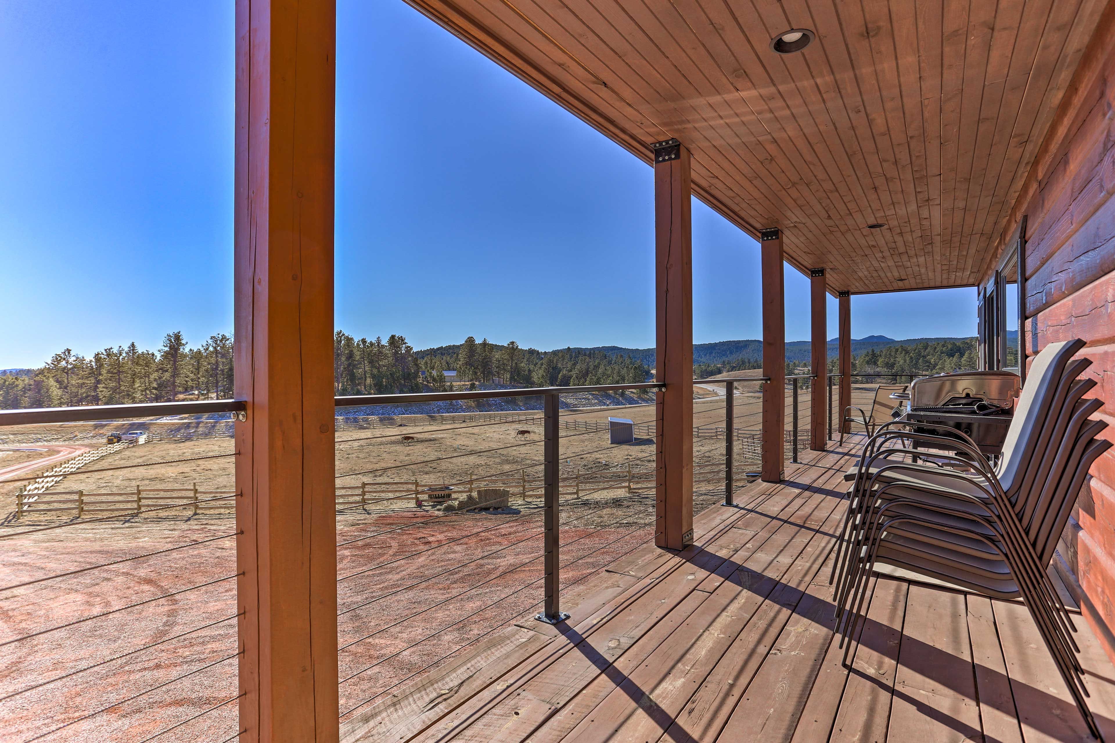 Sip your coffee while soaking in the serenity.