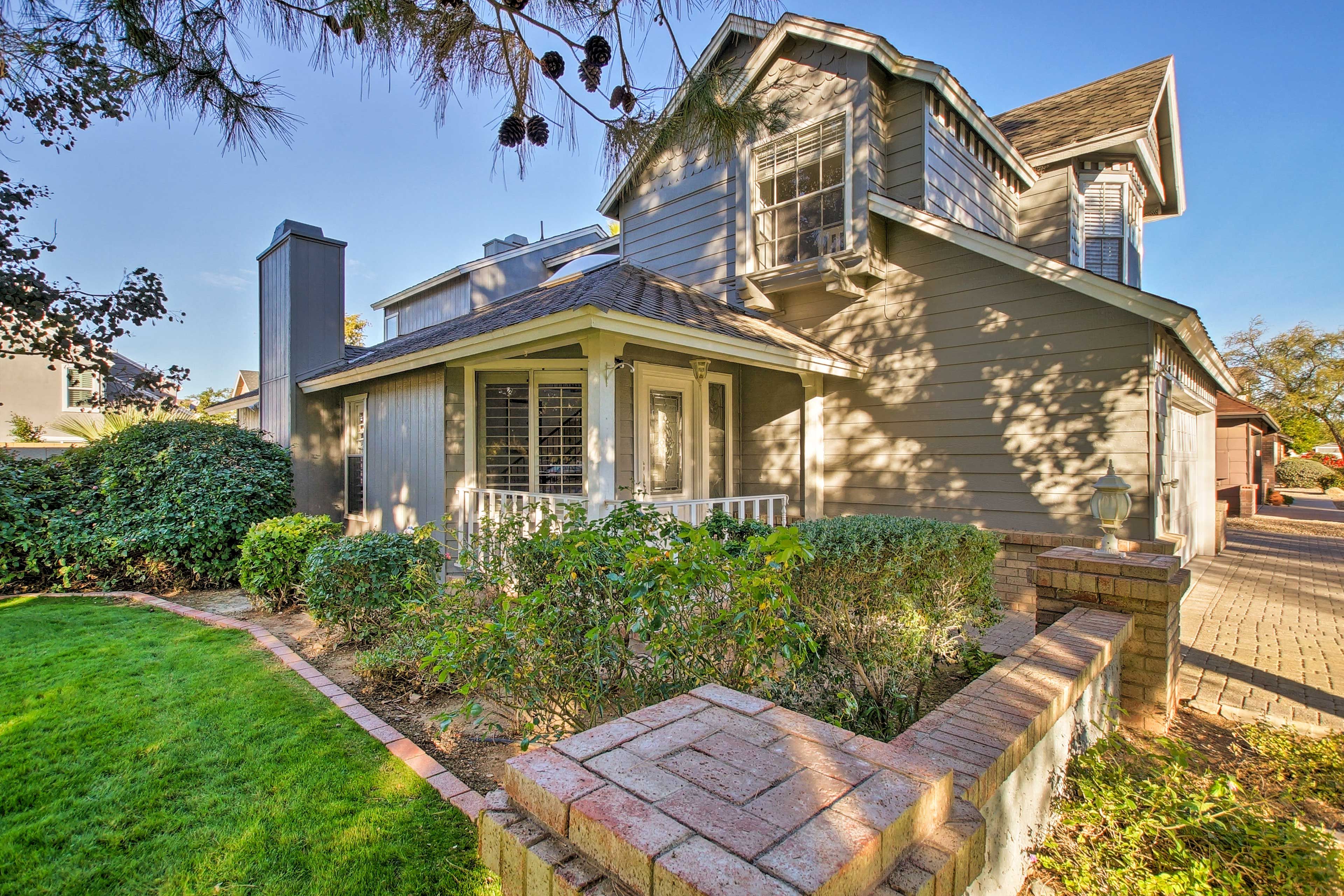The front yard is also a perfect spot for picnics.