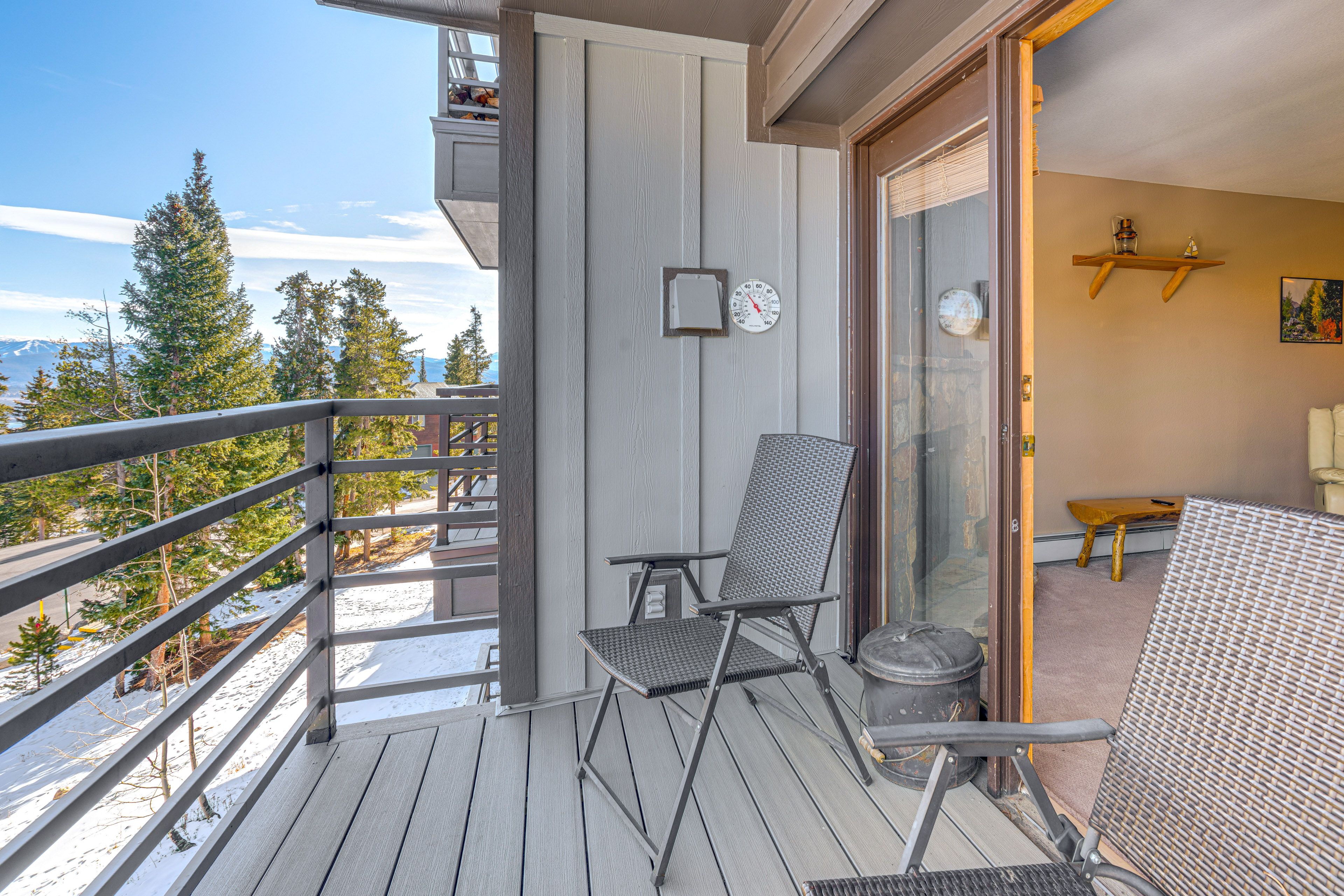 Private Balcony | Seating | Mountain Views