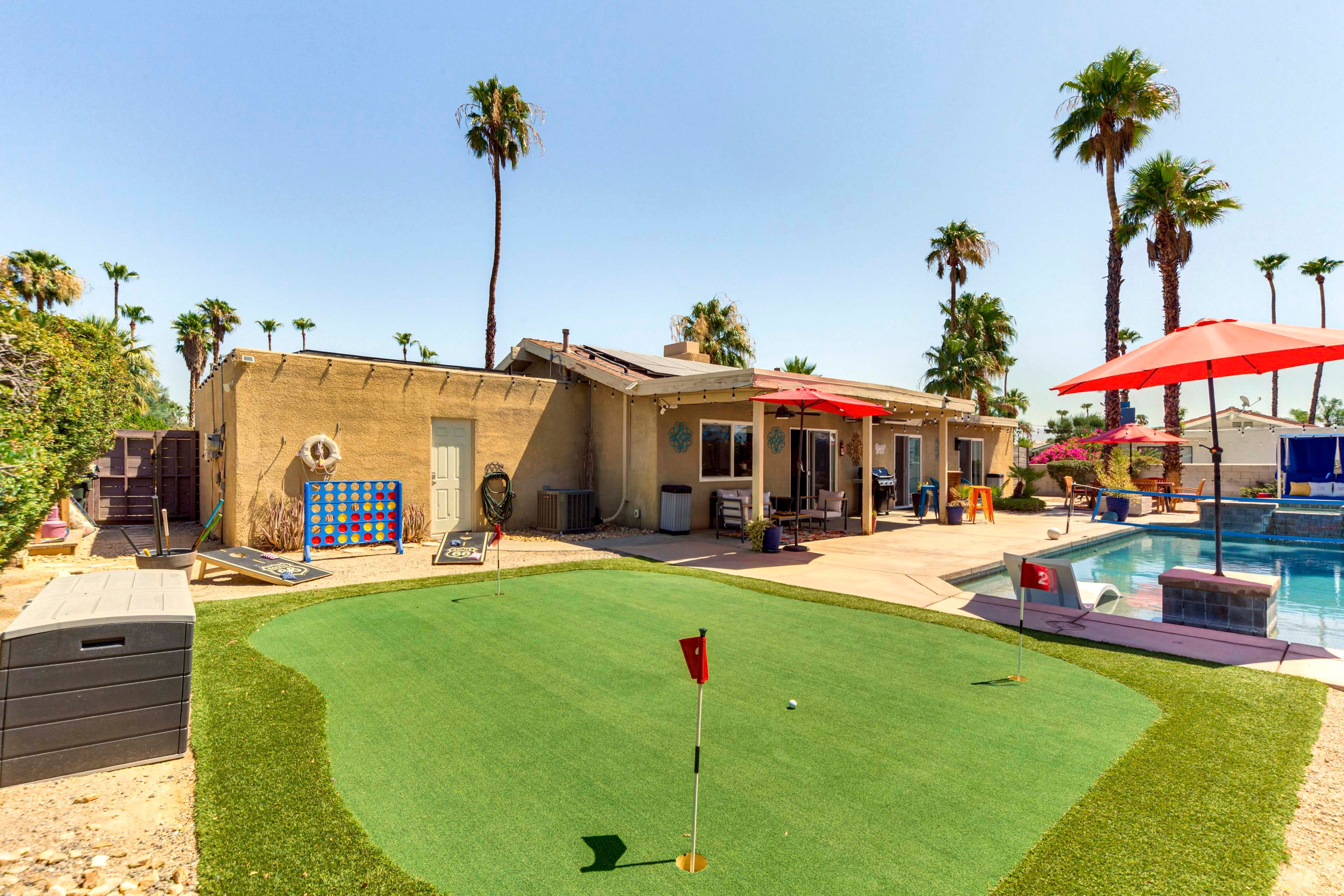 Backyard | Putting Green | Heated Pool