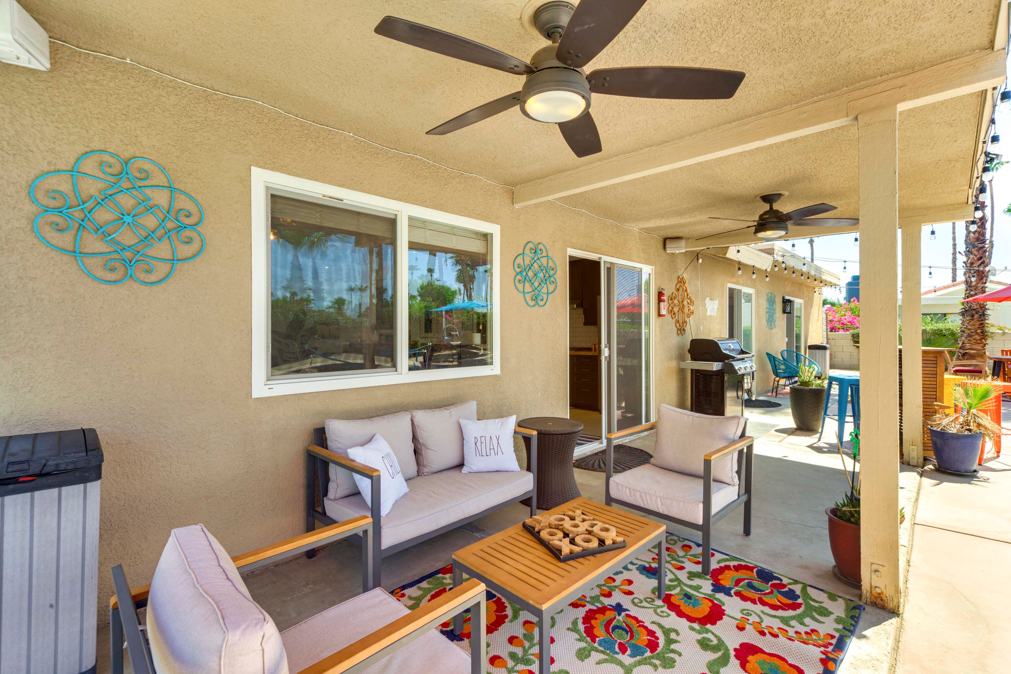 Covered Patio | Gas Grill