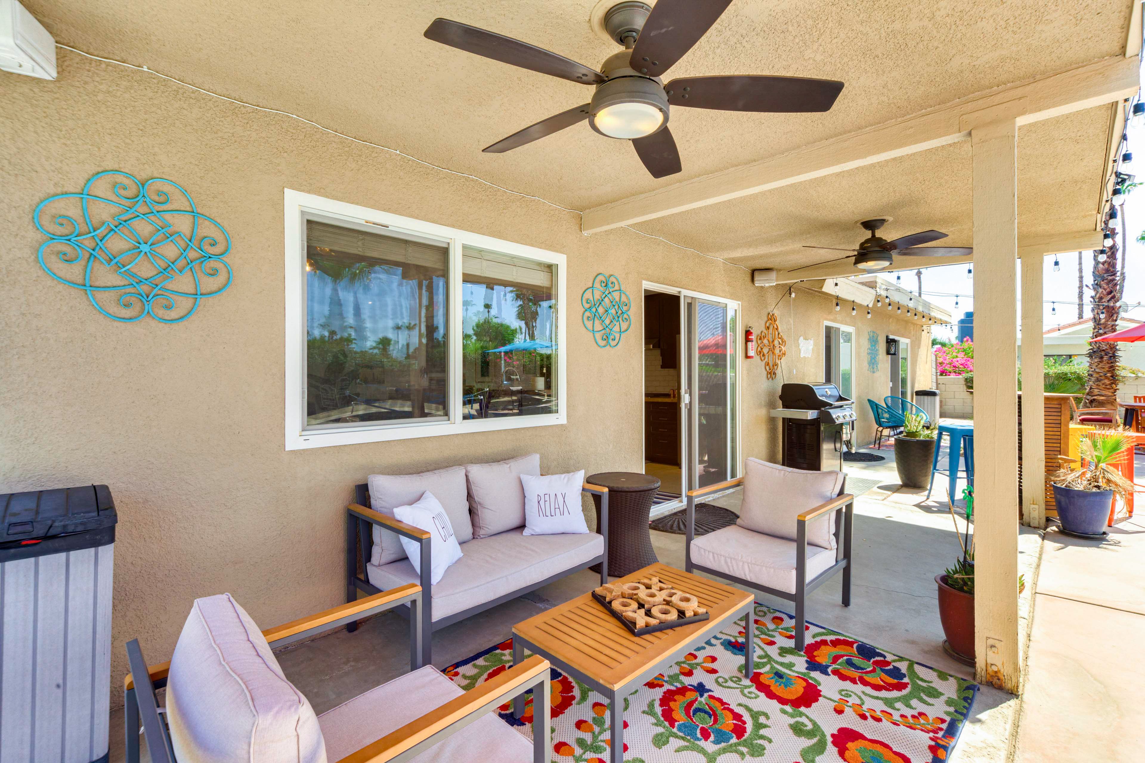 Covered Patio | Gas Grill
