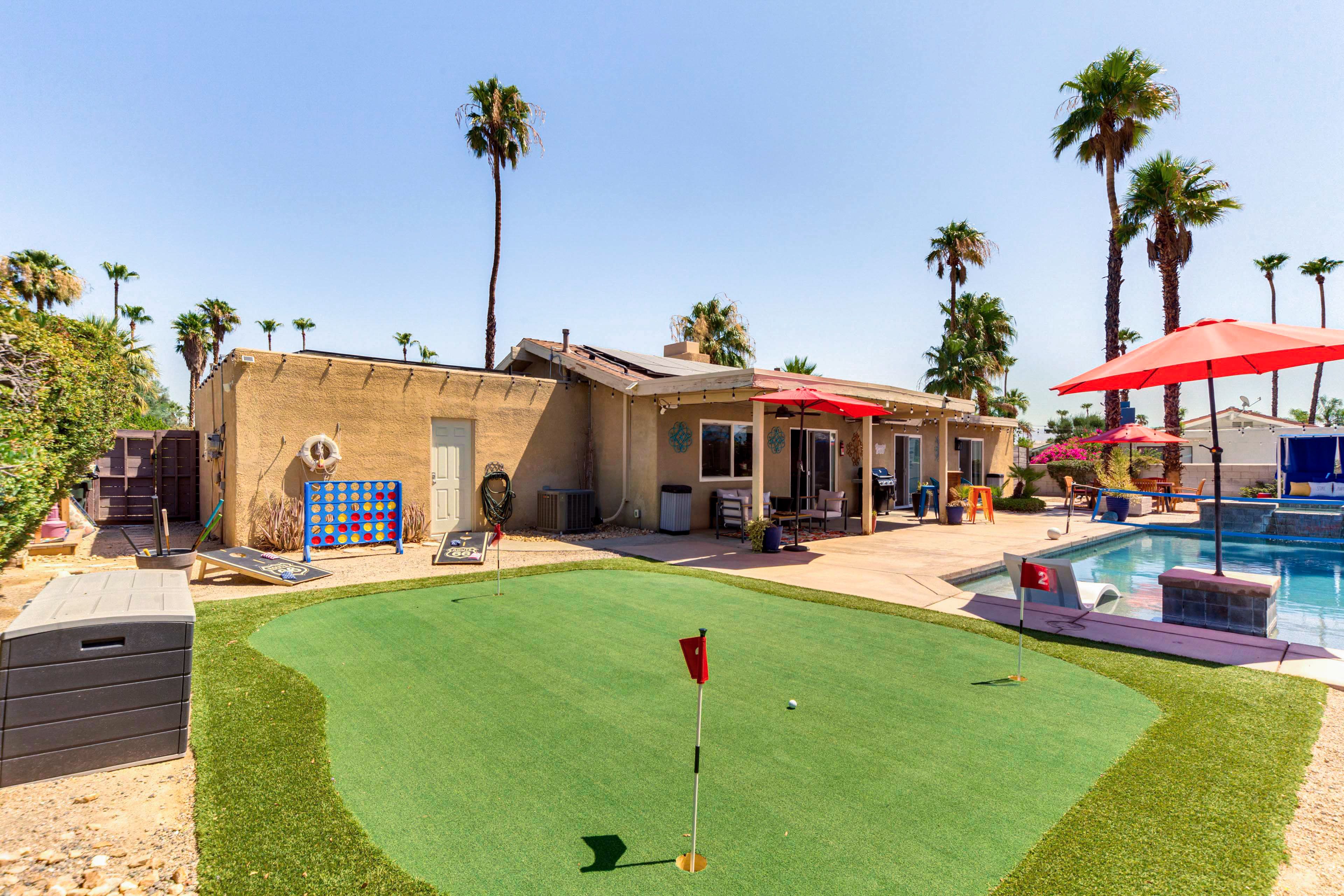 Backyard | Putting Green | Heated Pool