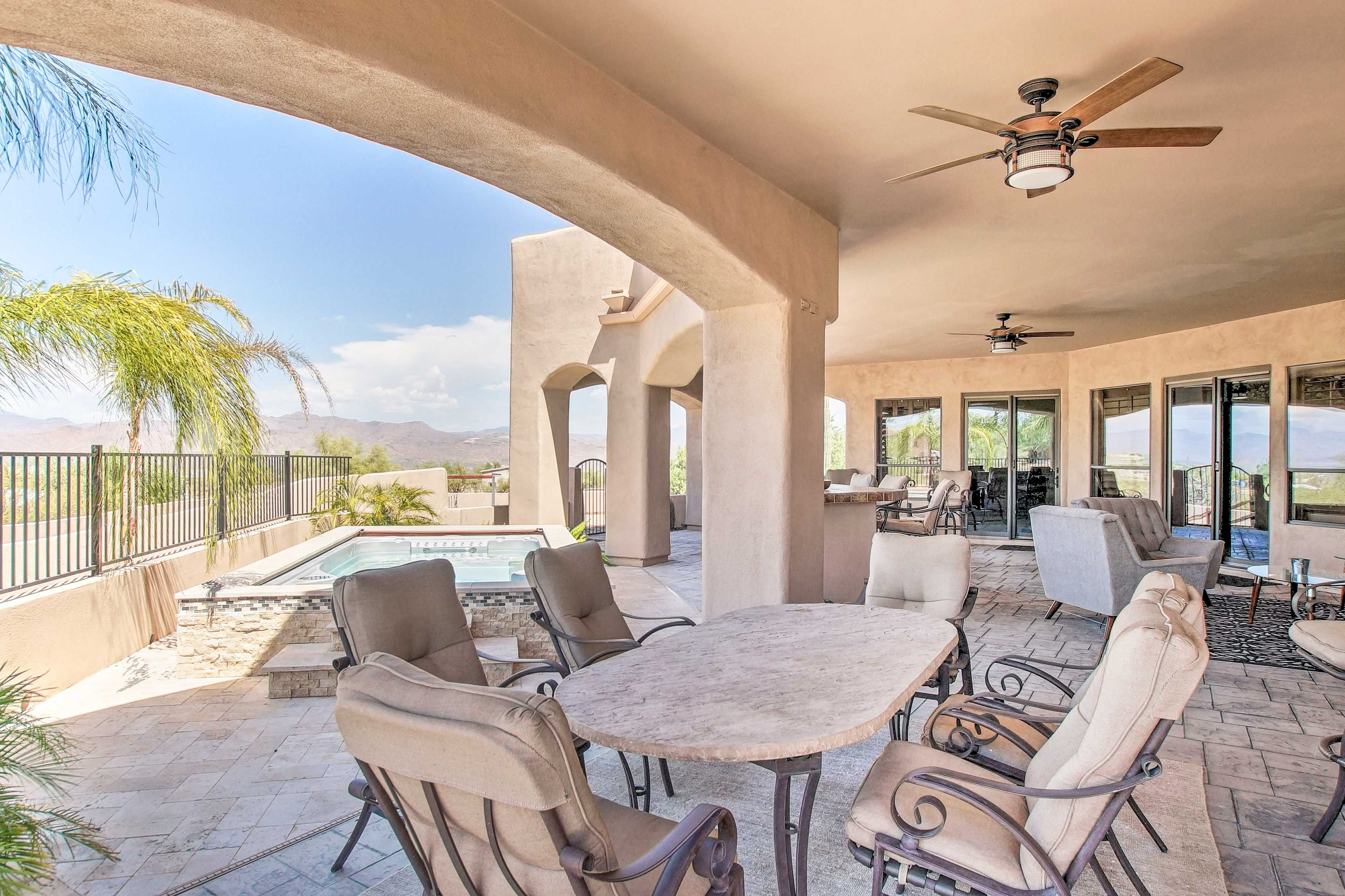 Private Outdoor Area | Hot Tub | Furnished Patio