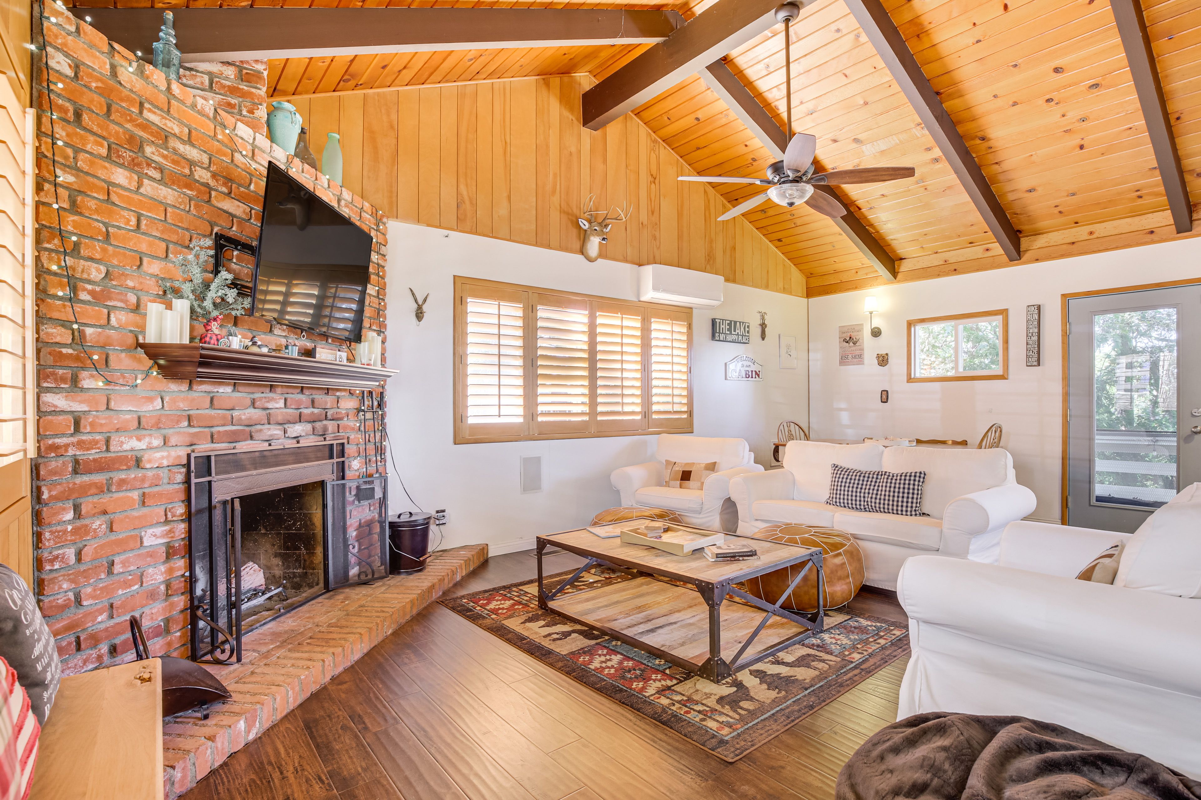 Cedar Glen Vacation Rental | 3BR | 2BA | 1,200 Sq Ft | Stairs Required