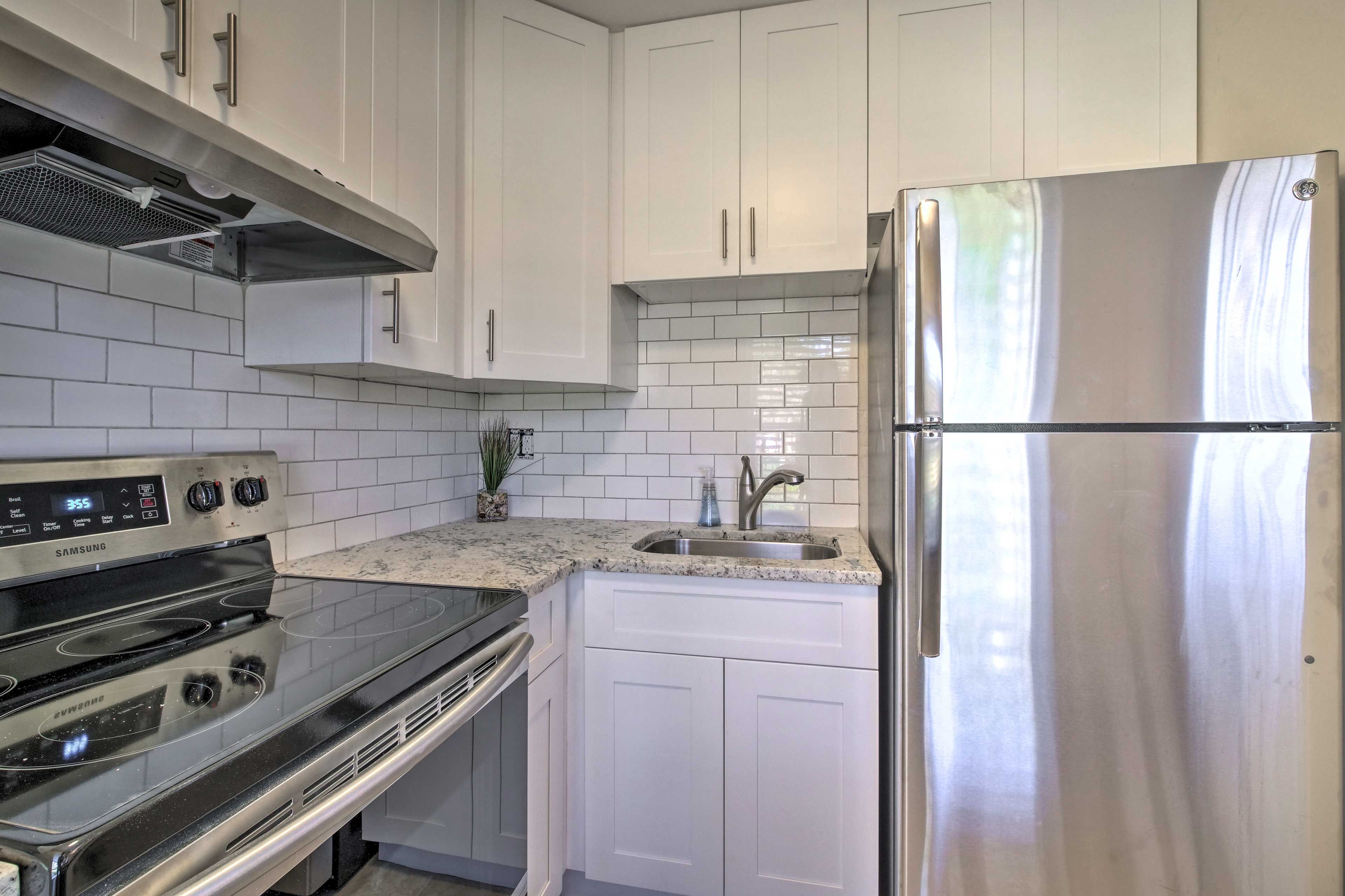 Prepare your favorite meals on the stove.