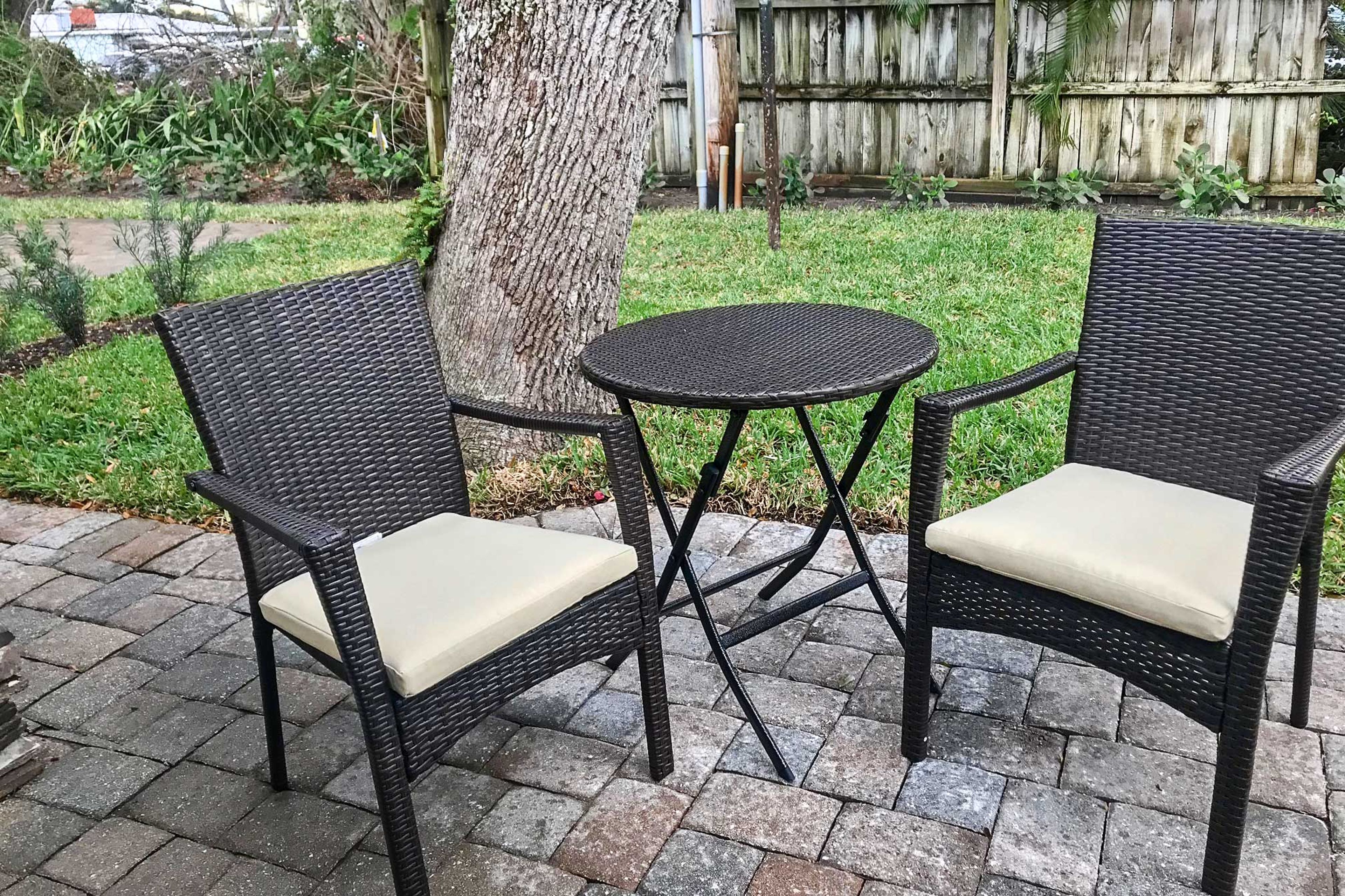 New patio furniture has been added!