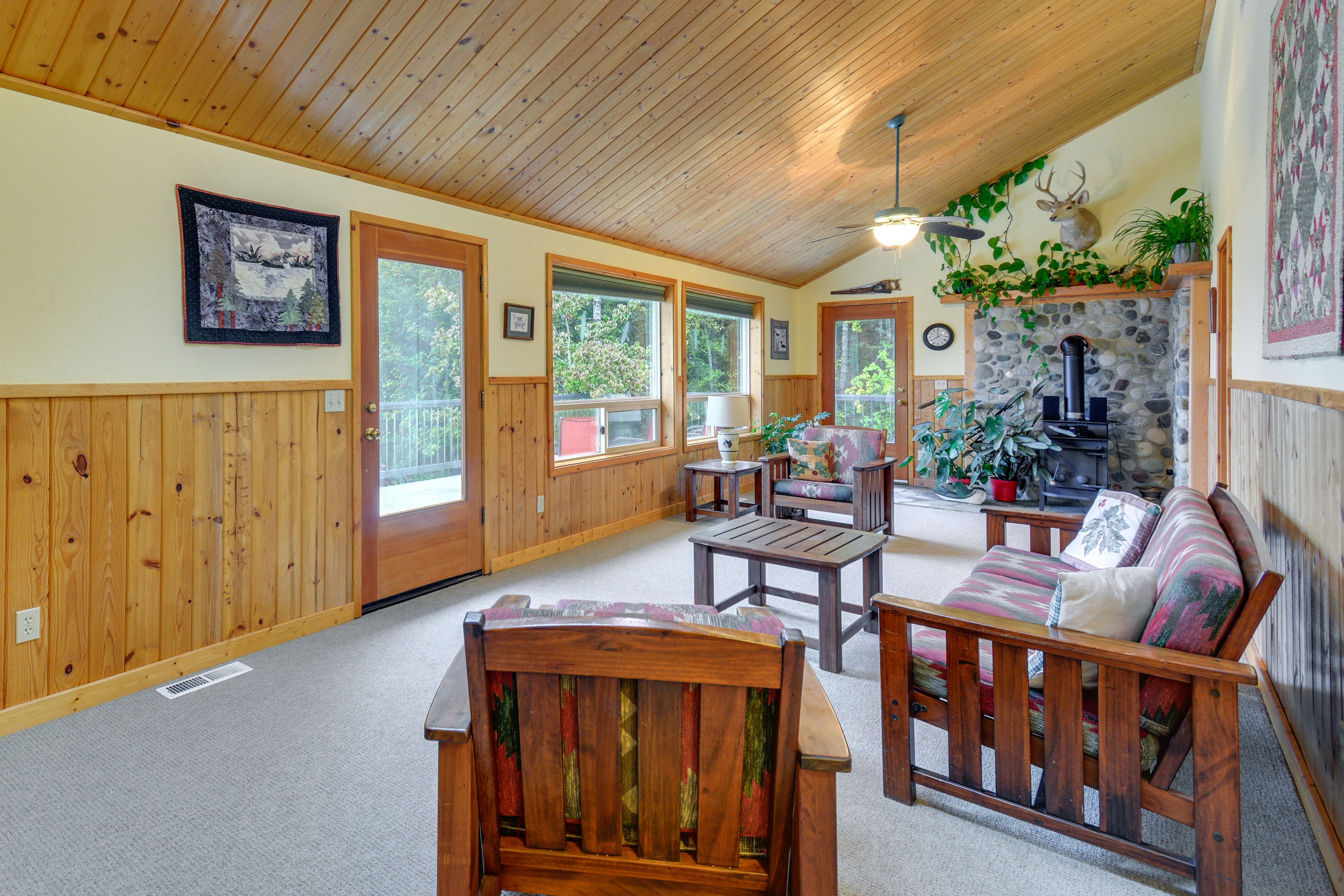 Upper Living Room | 2nd Floor | Water Views | Deck Access