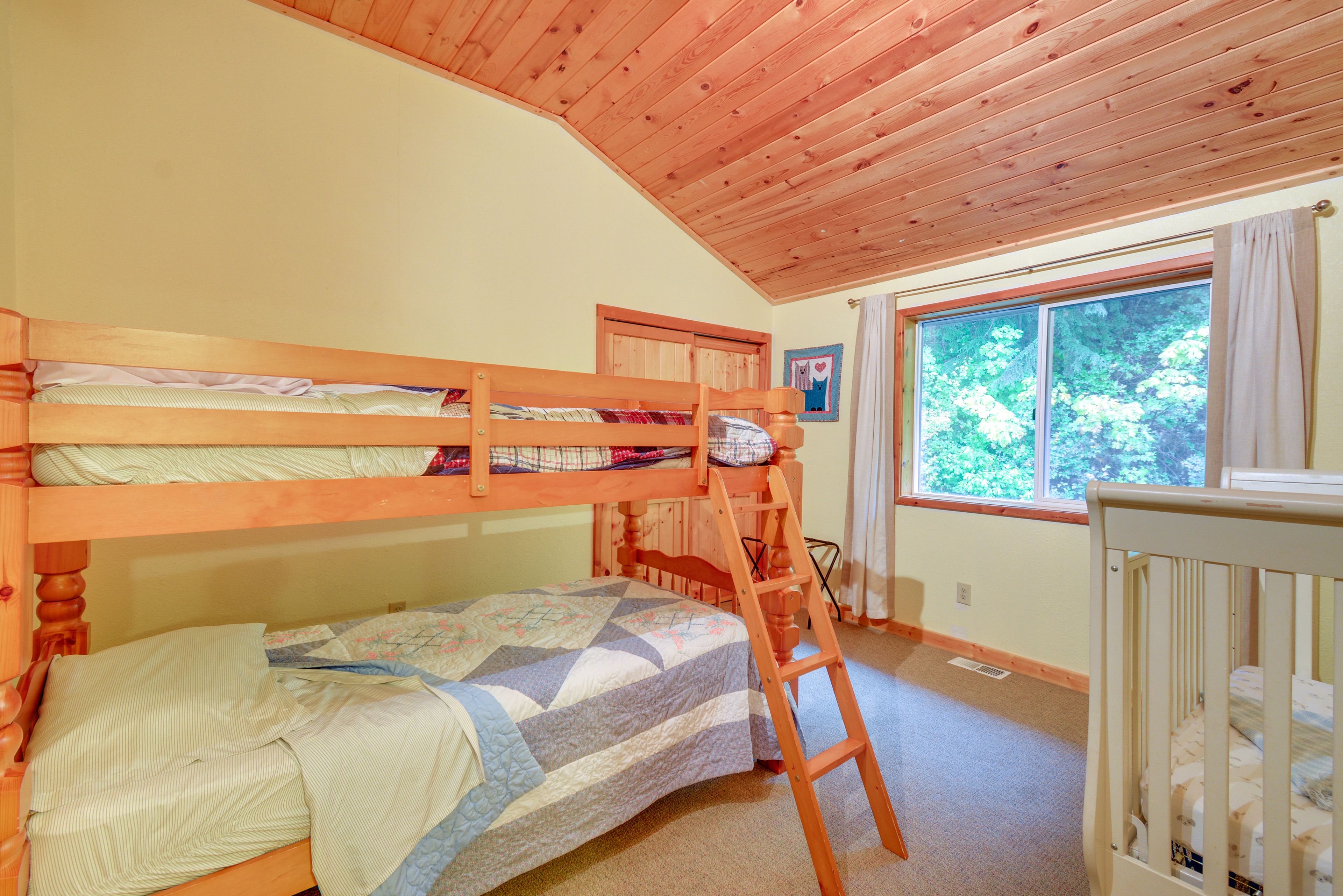 Bedroom 4 | Twin Bunk Bed | Crib | Child-Sized Cot | 2nd Floor