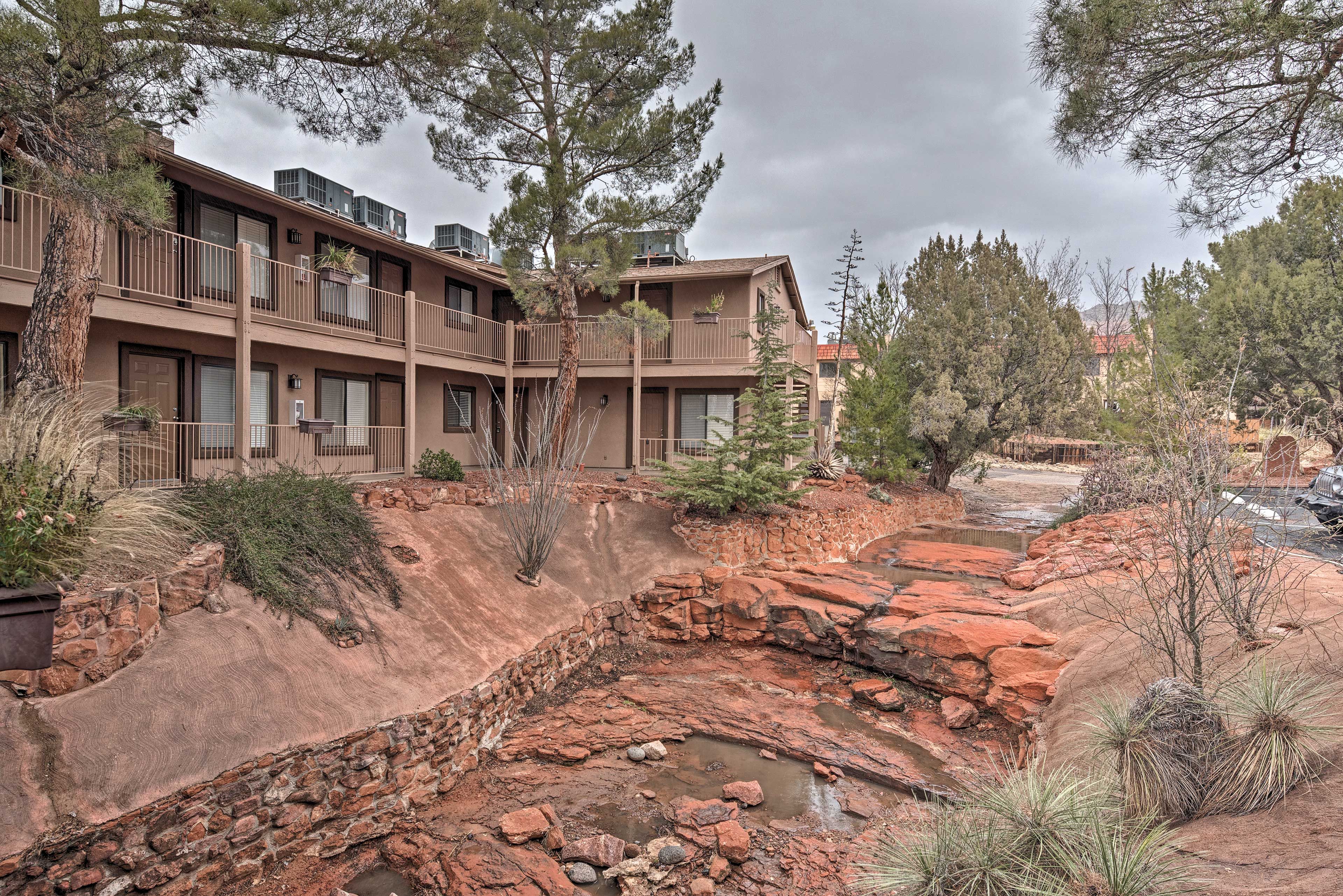 Experience unforgettable red rock formations & views from this scenic community!